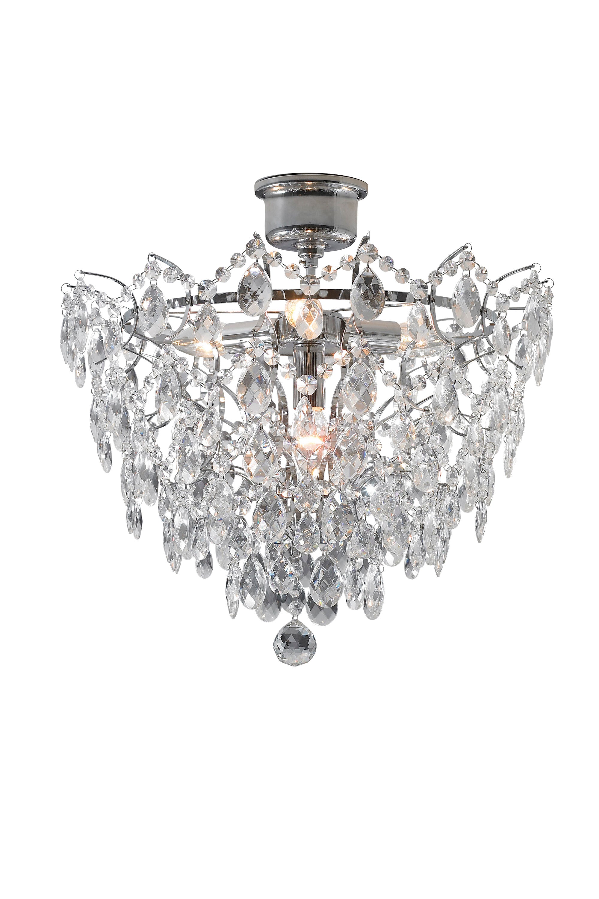 ROSENDAL plafondi 4L Chrome/MC