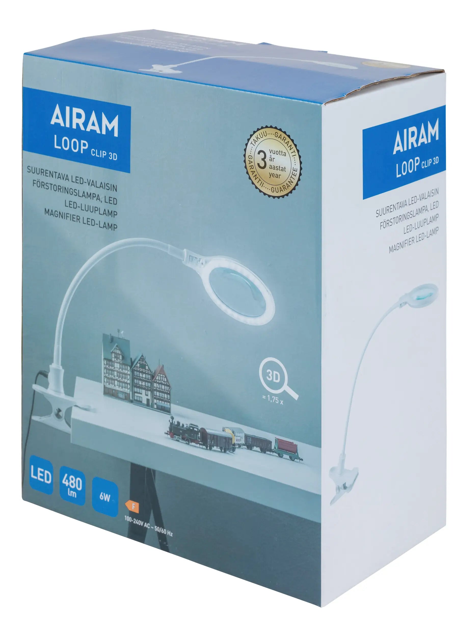 Airam Loop Clip 3D 6W 480lm