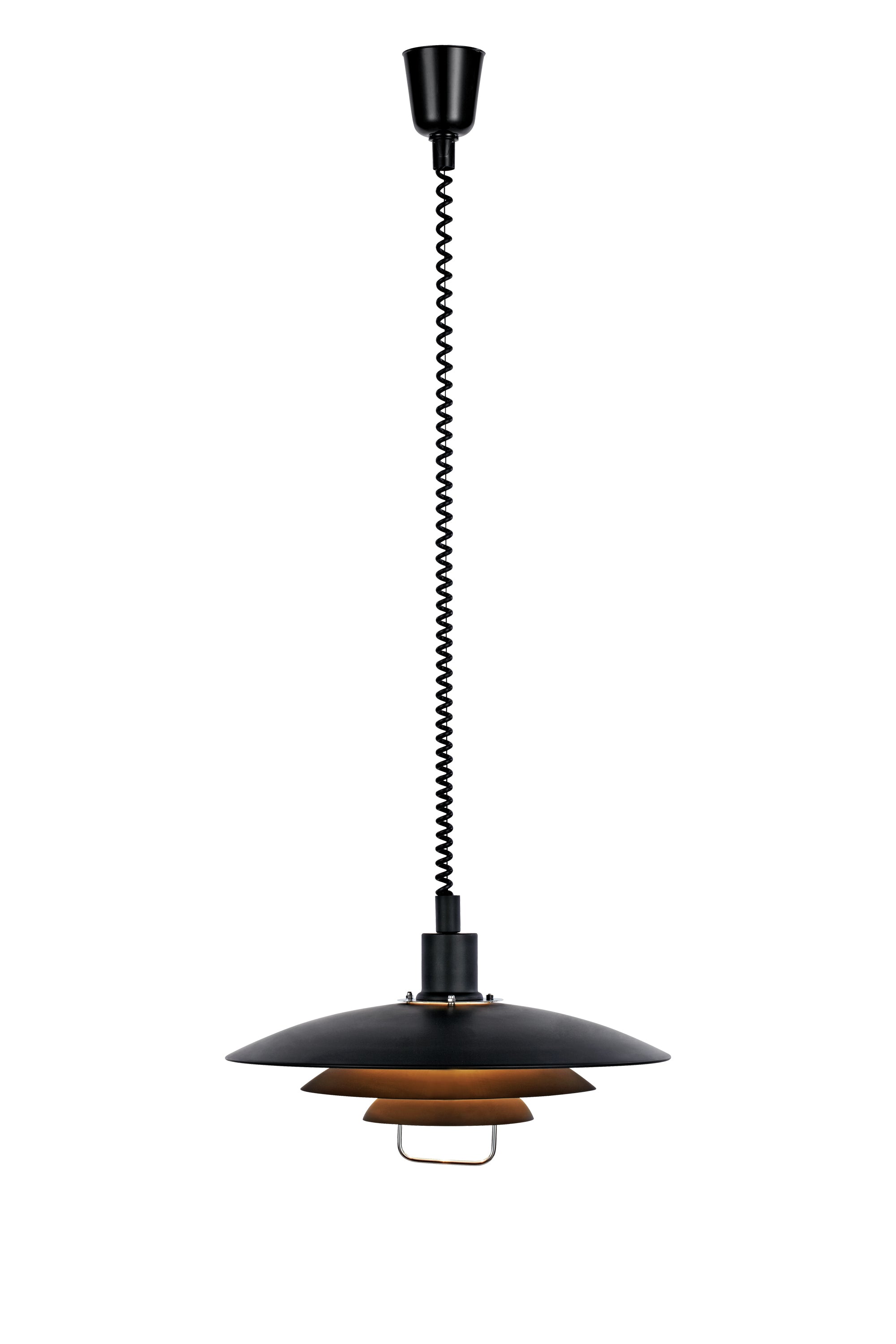 KIRKENES taklampa 1L Black