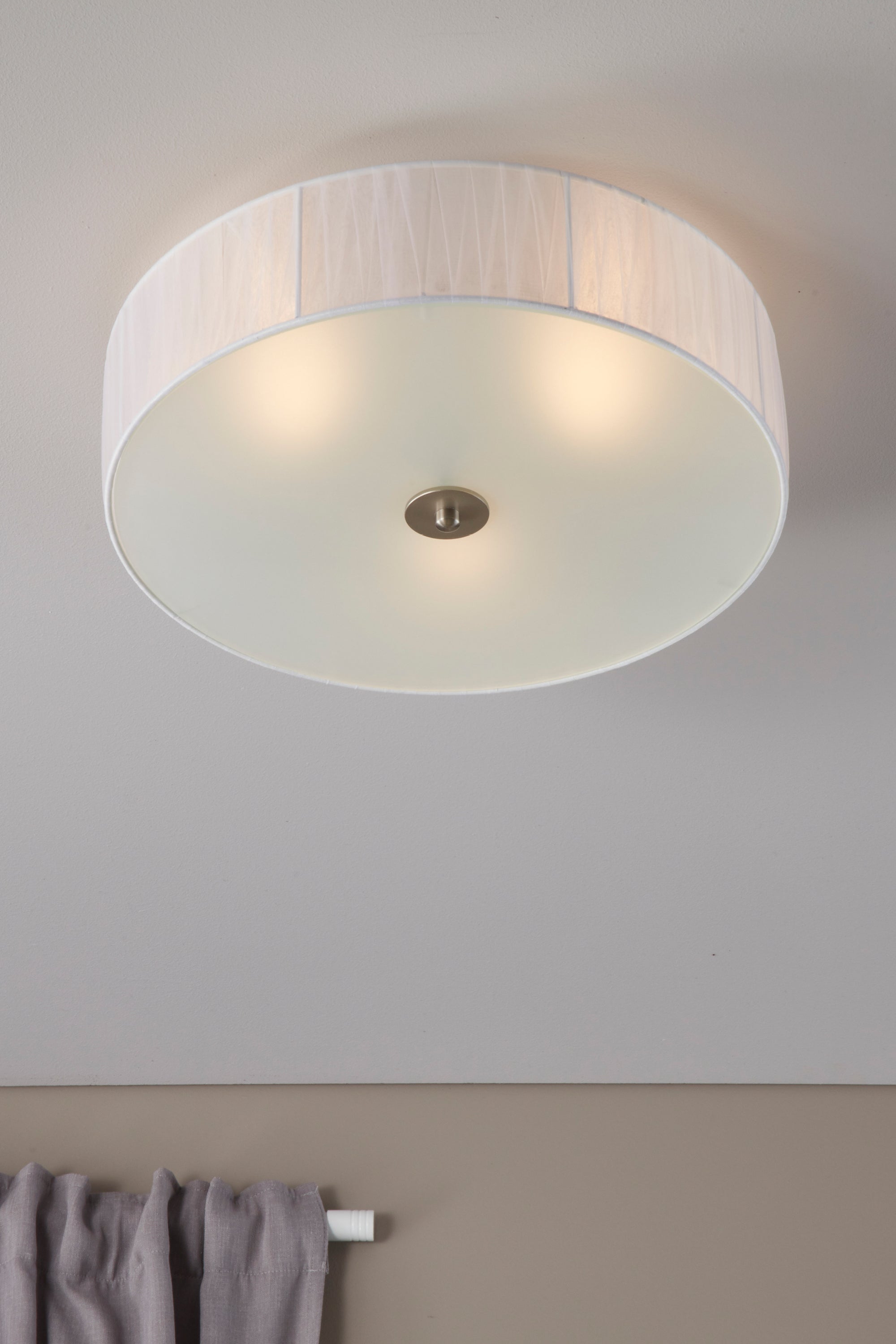 BYSKE plafond 3L White/Frosted
