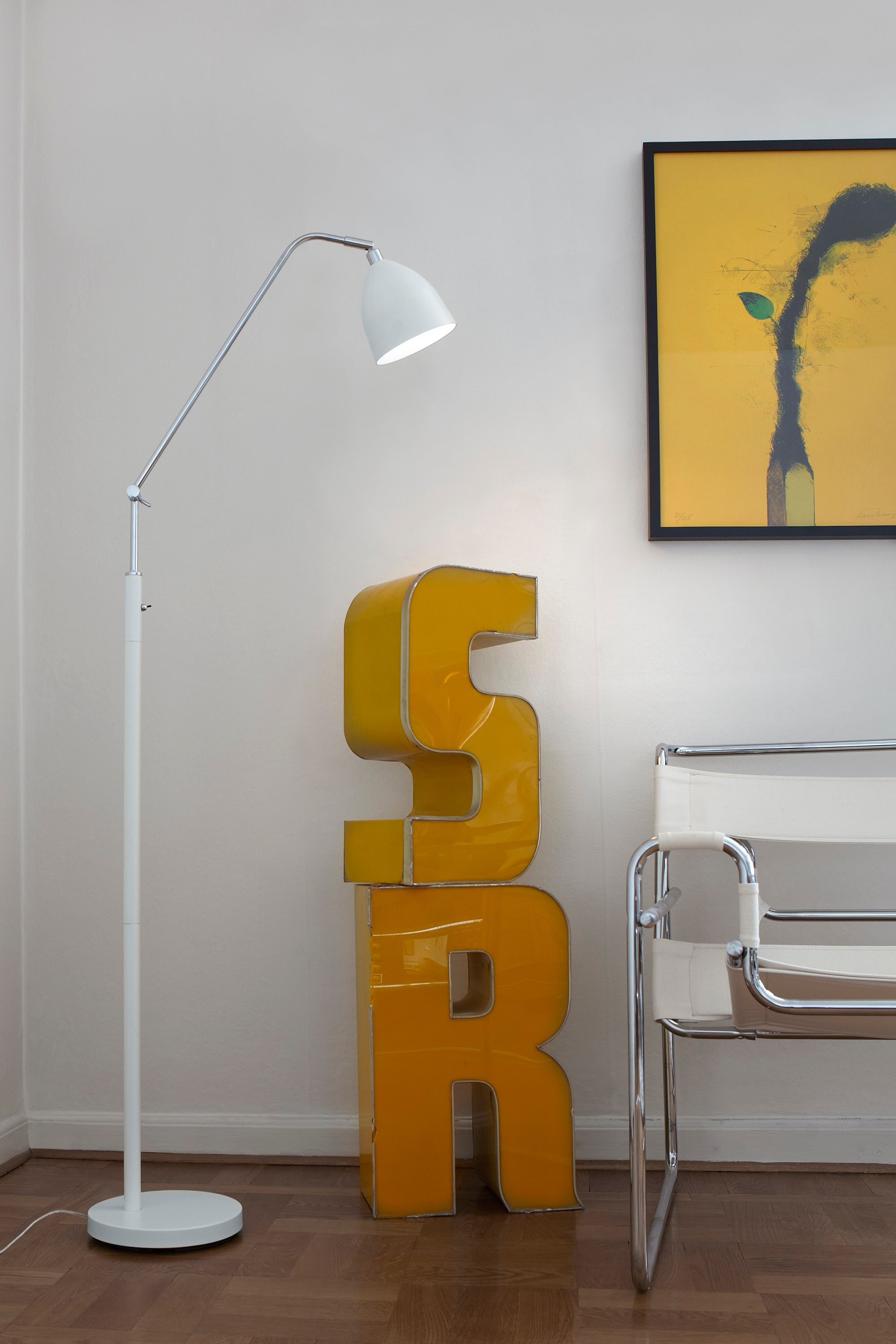 FREDRIKSHAMN golvlampa 1L White