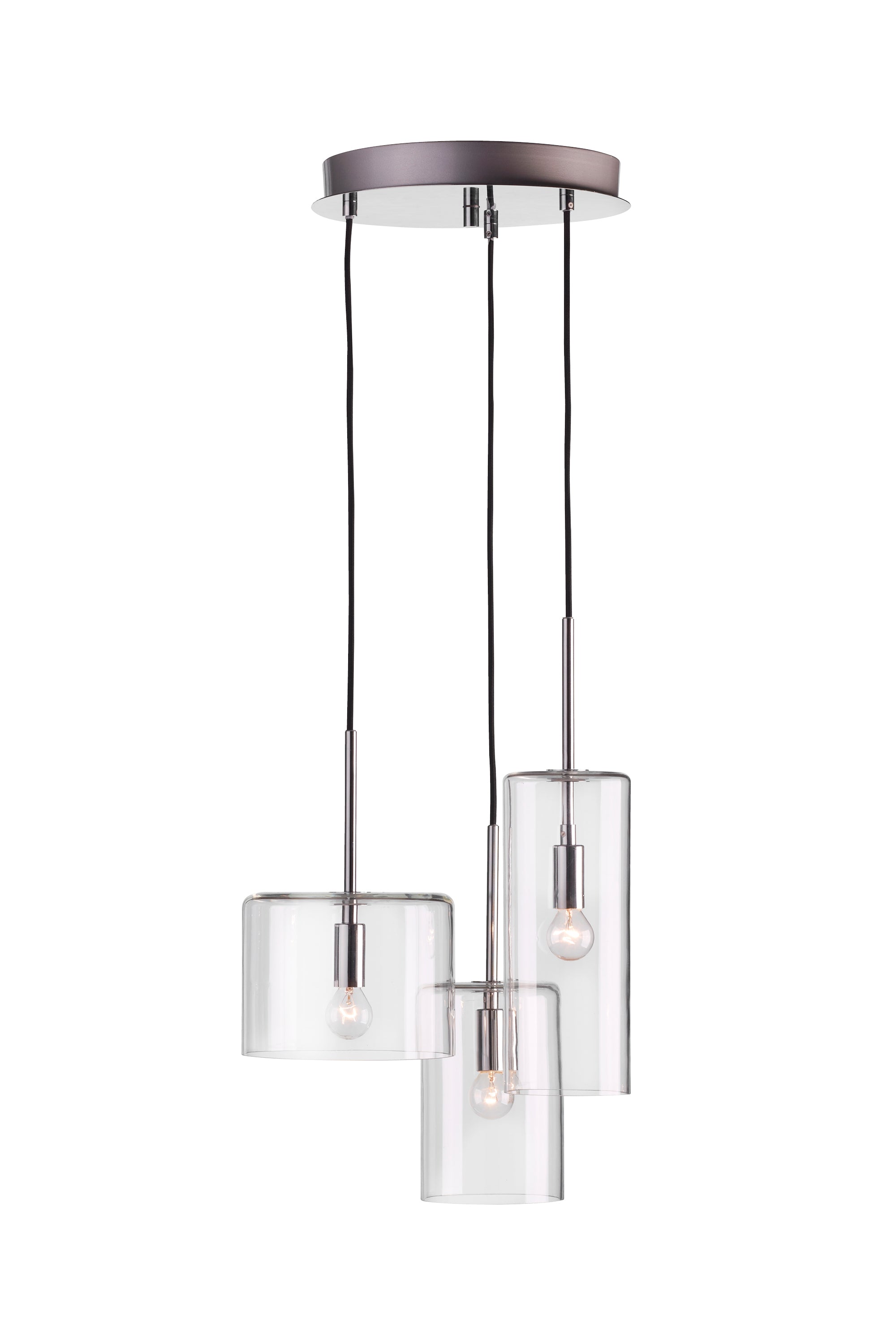 ROCKFORD taklampa 3L Round Chrome/Clear