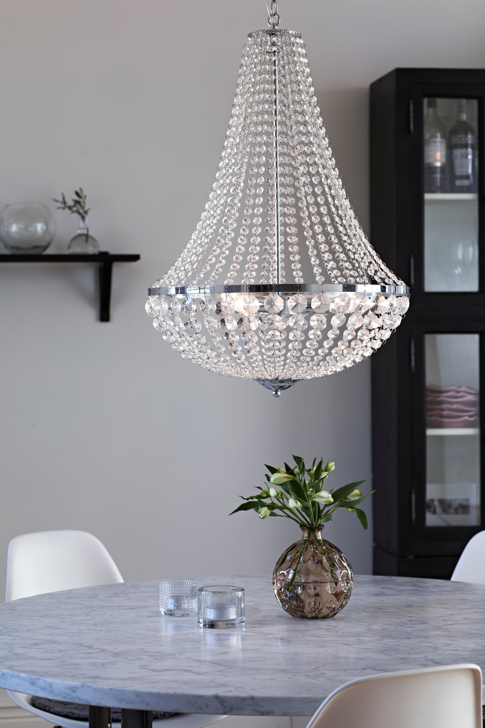 GRÄNSÖ takkrona 3L Chrome/MC