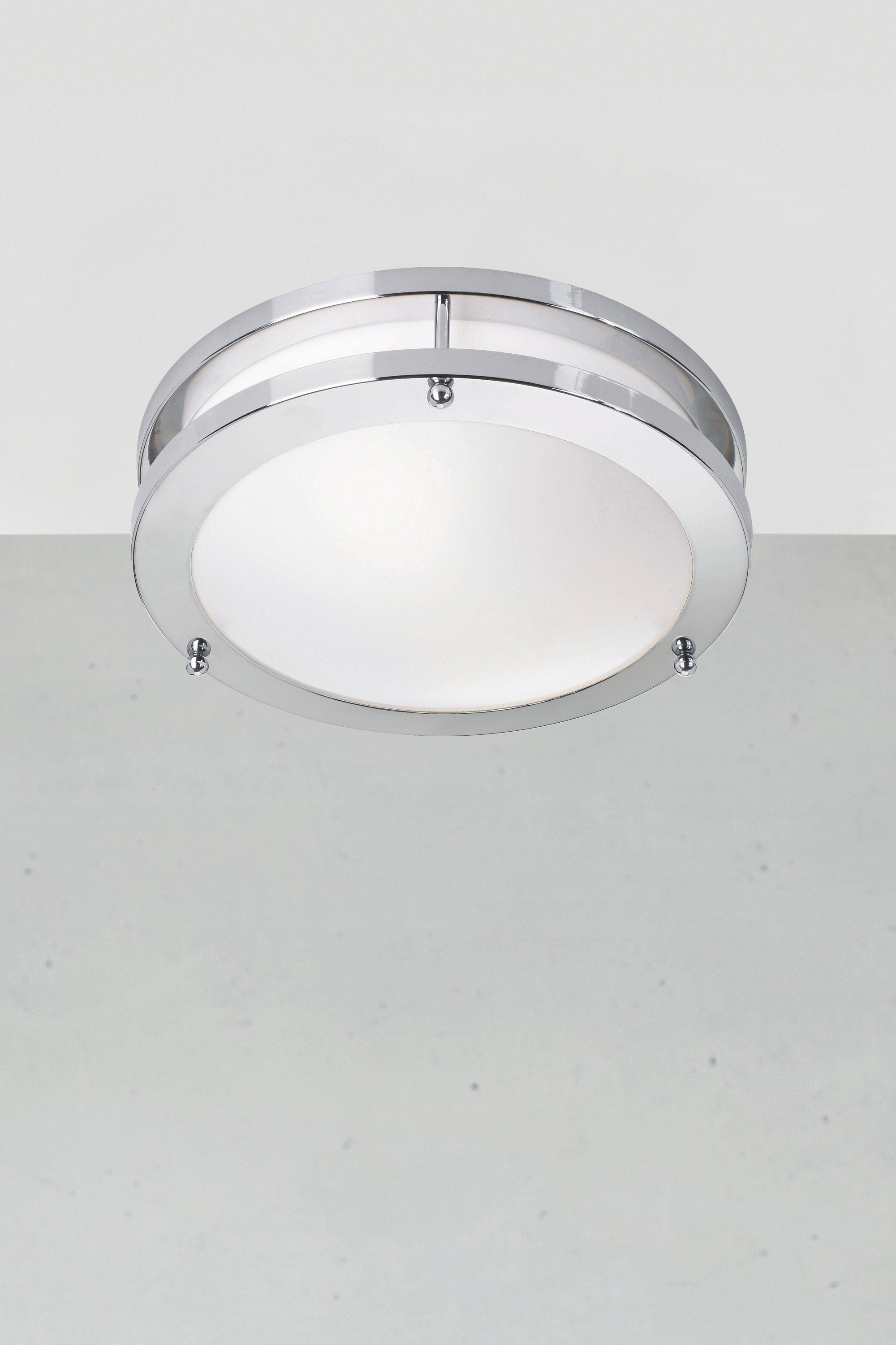 TÄBY LED plafond Chrome/White IP44