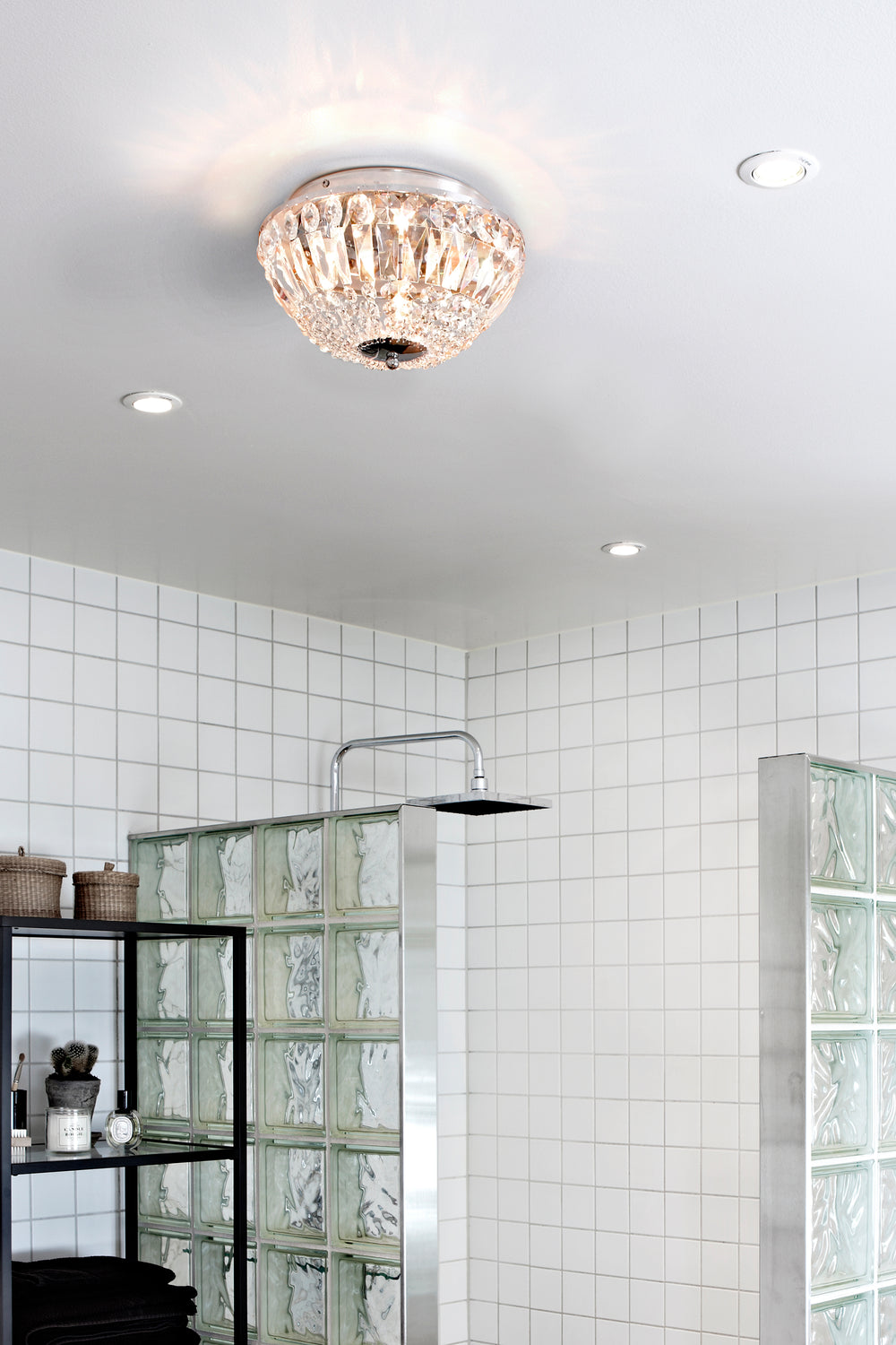 ESTELLE taklampa 3L Chrome/MC IP44