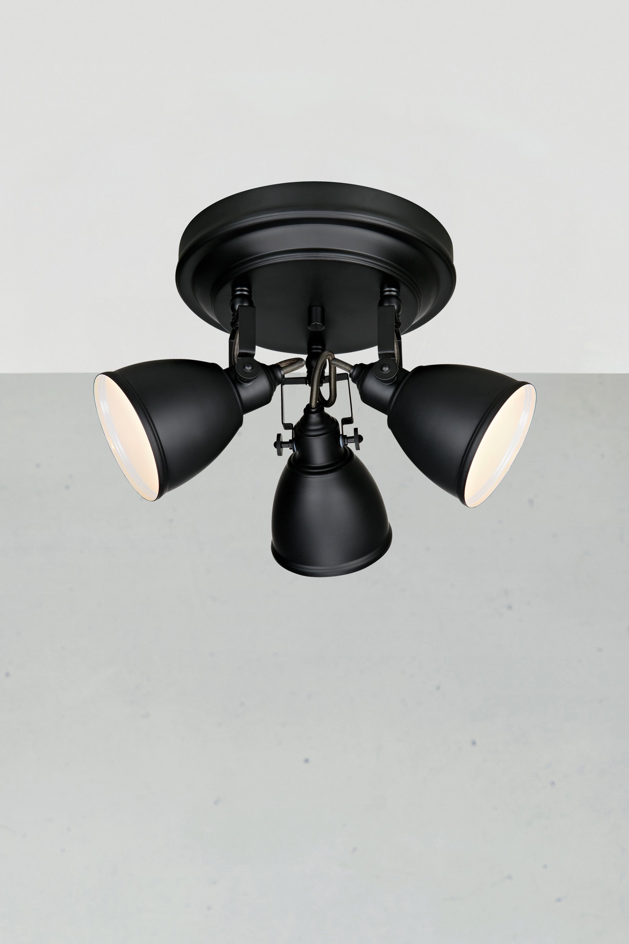 FJÄLLBACKA taklampa plafond 3L Black Matt