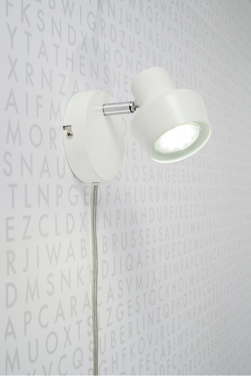 URN vägglampa 1L White