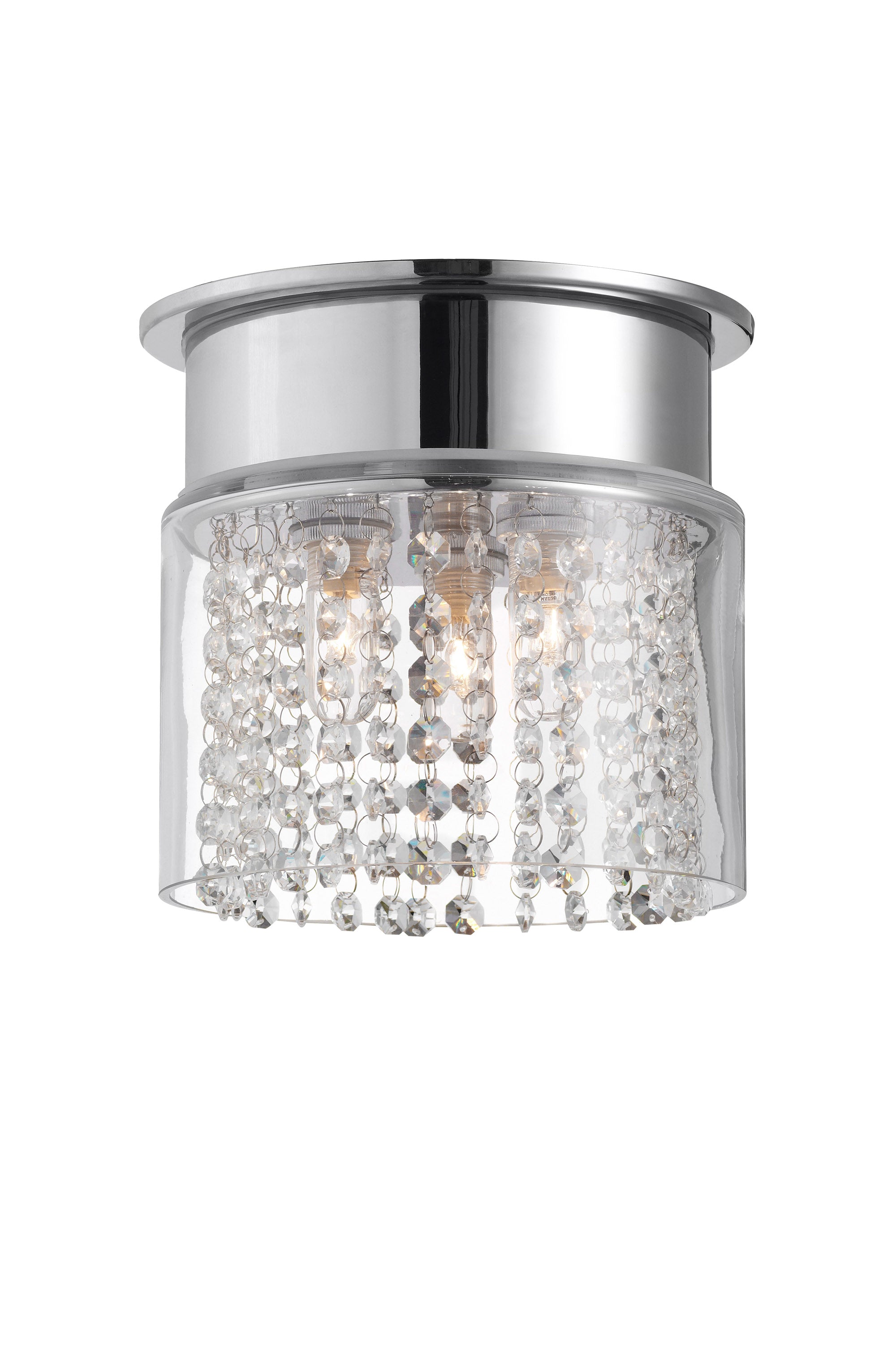 LYSE taklampa 3L Chrome IP44