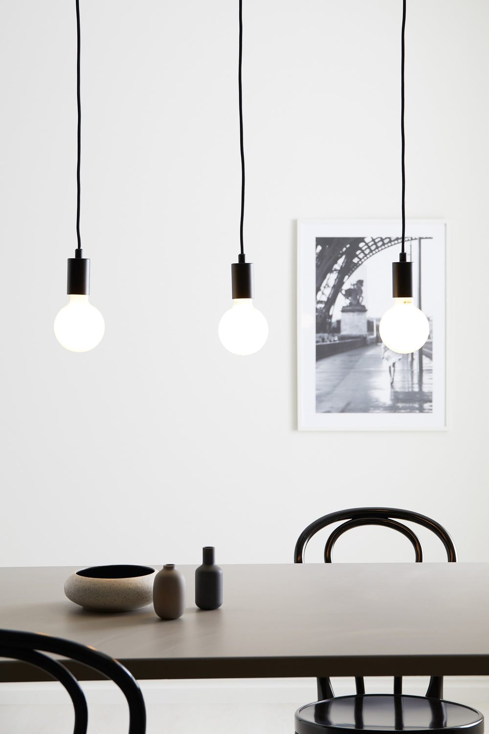 SKY taklampa 3L Straight Black