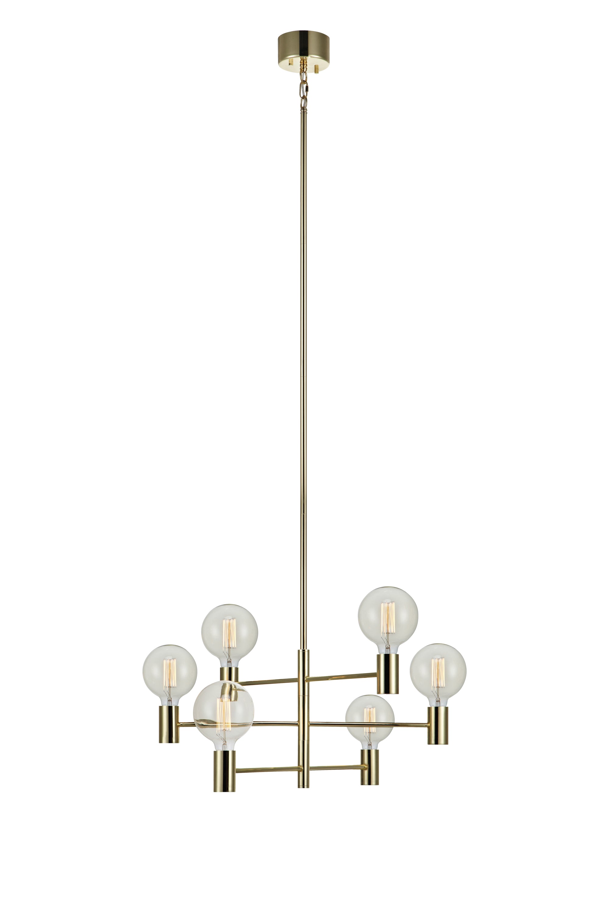 CAPITAL taklampa 6L Brass