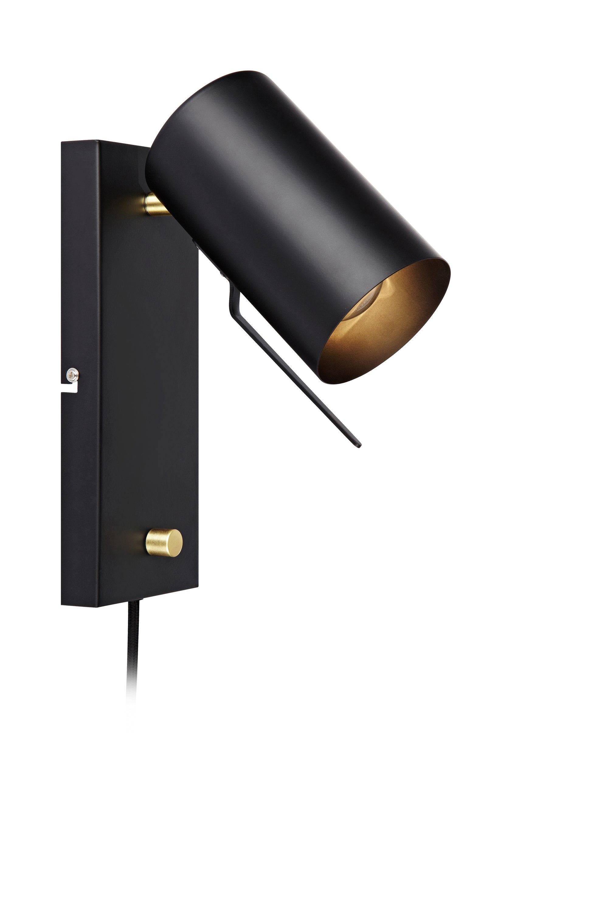 CARRIE vägglampa 1L Black