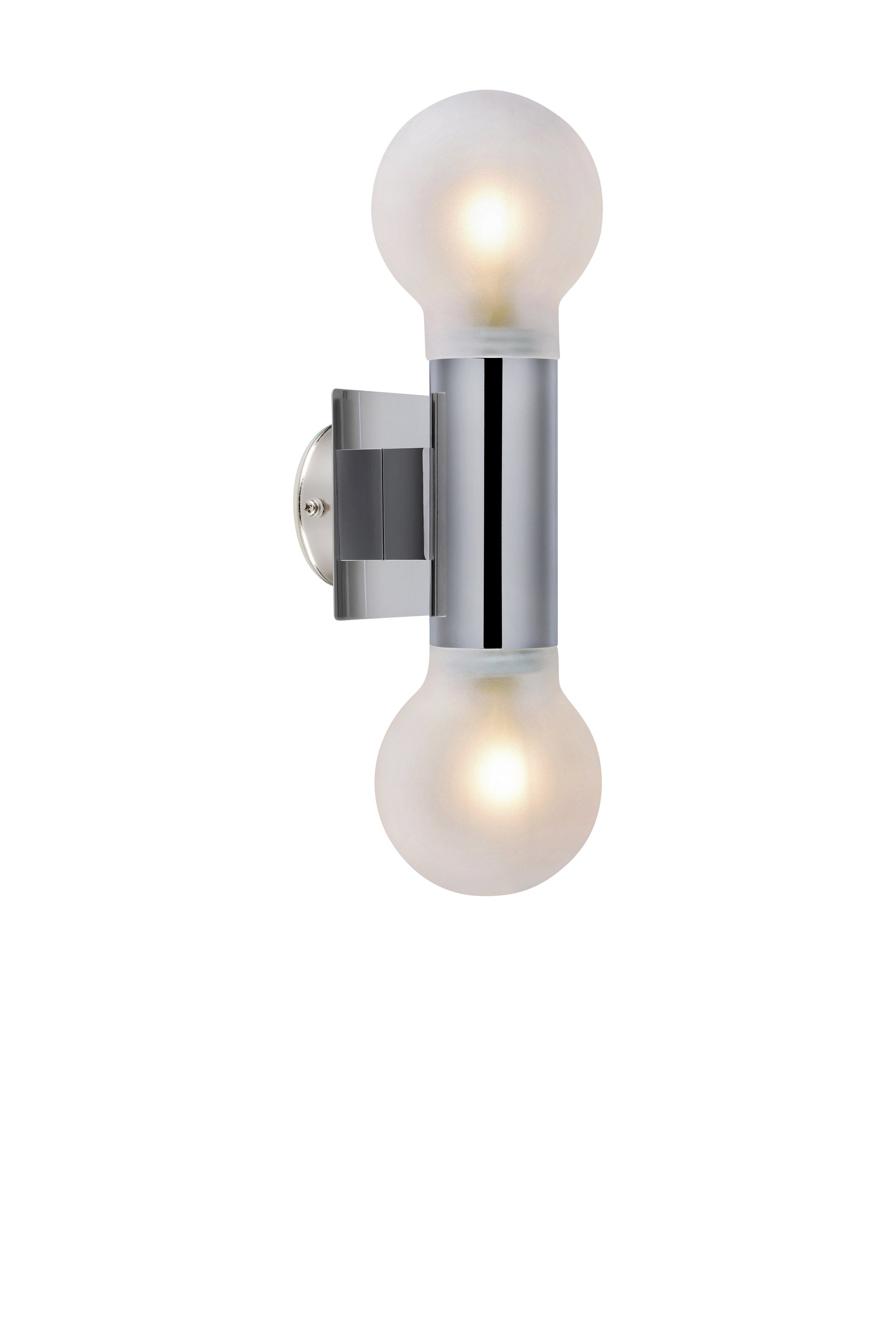 CARLA vägglampa 2L Chrome IP44