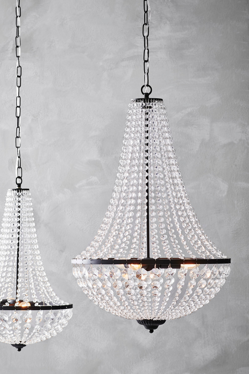 GRÄNSÖ kattokruunu 3L Sandy Black/MC