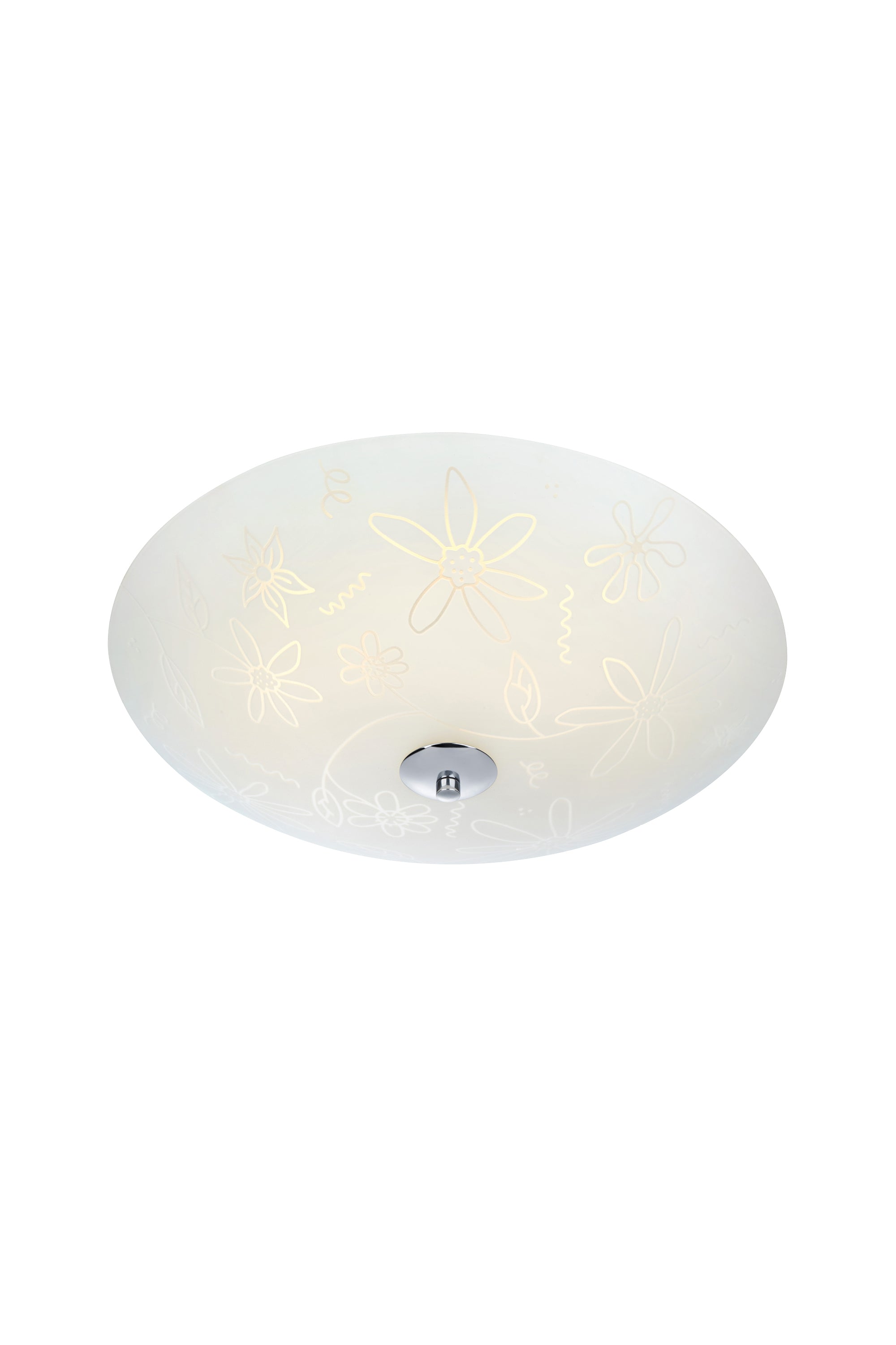 FLEUR plafond LED 43 cm White/Chrome