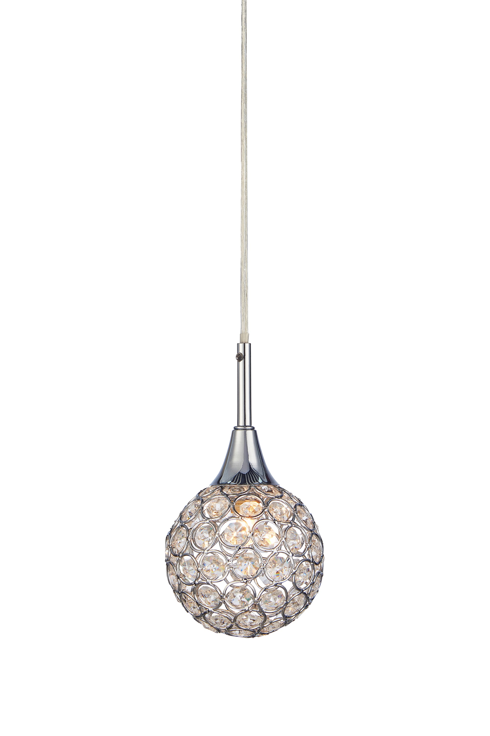 CORA taklampa 1L Chrome/Brilliant