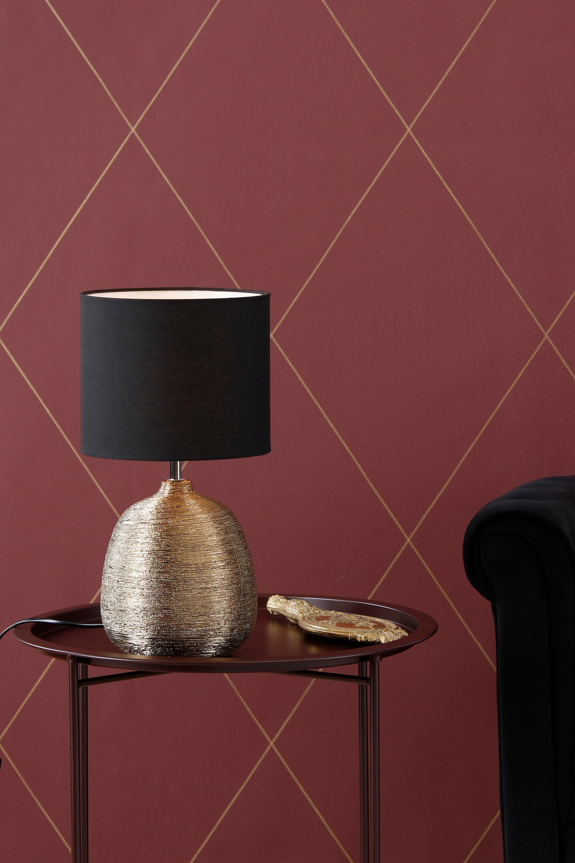 OSCAR bordslampa 1L Gold/Black