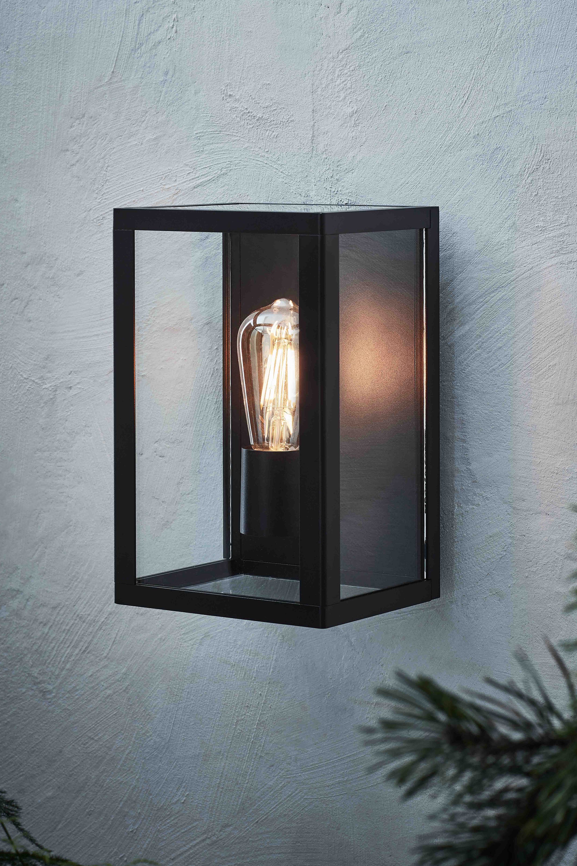 PELHAM vägglampa Black/Clear