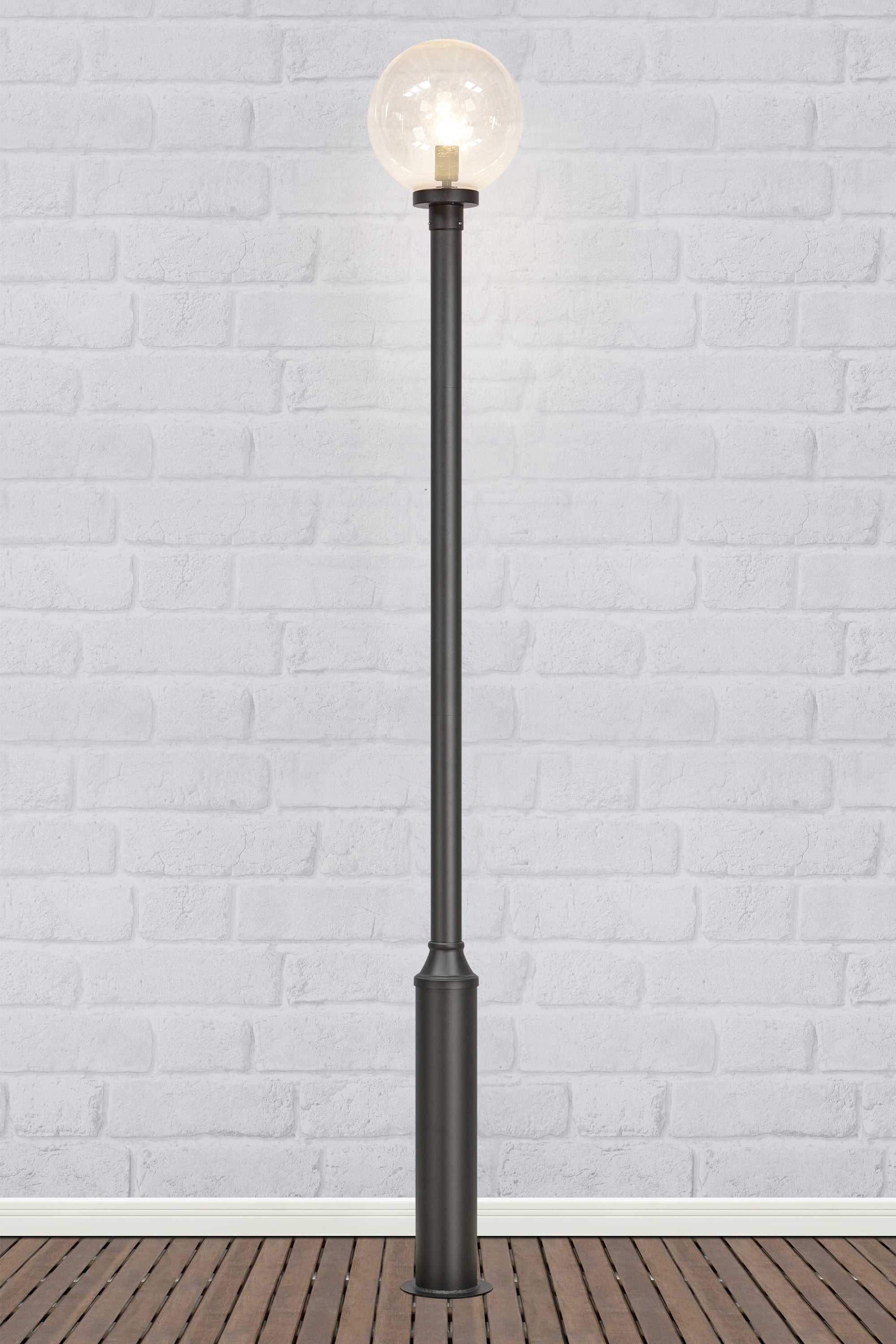 SPHERE Lamp Head Black/Clear