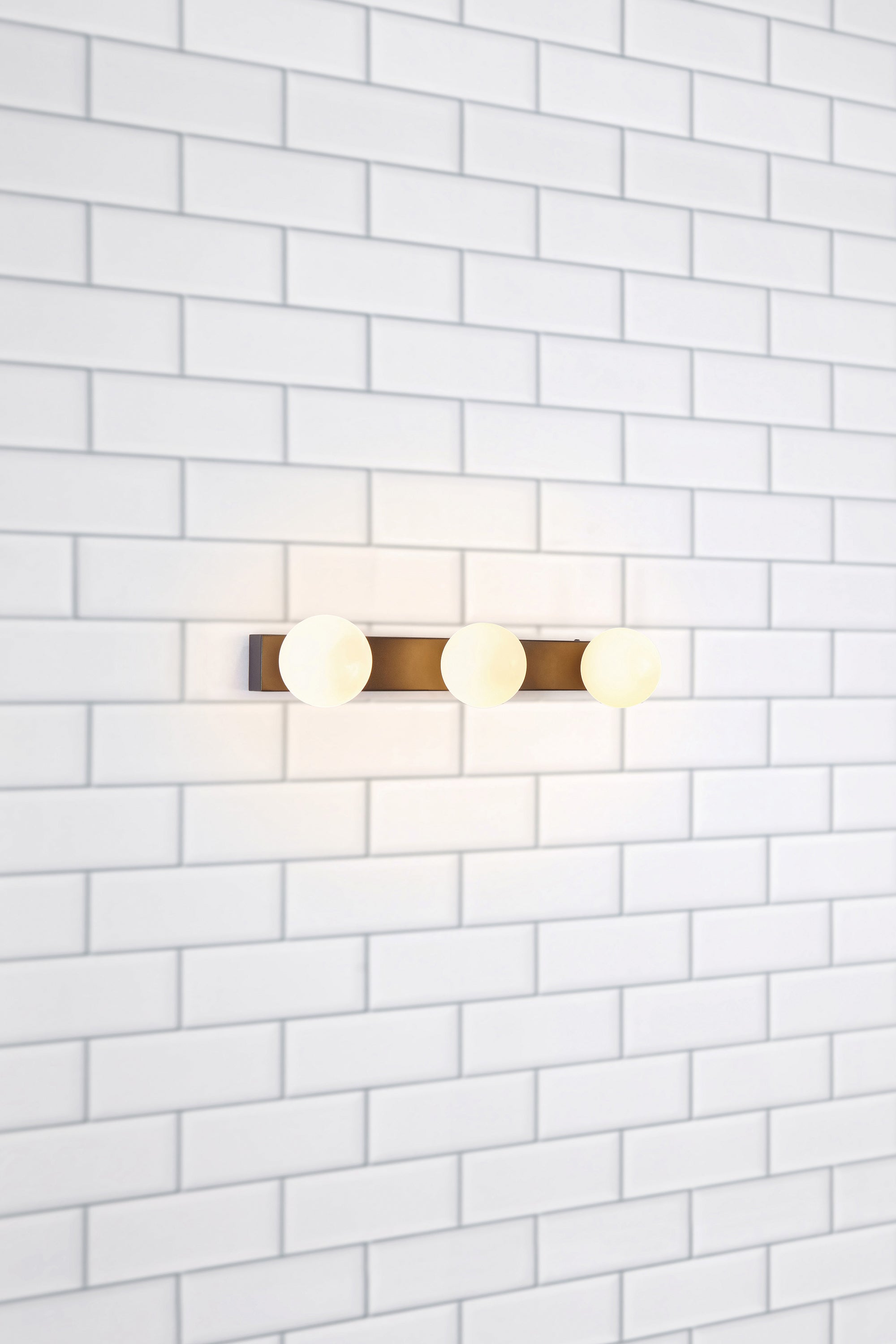 MINI vägglampa 3L Black/White IP44