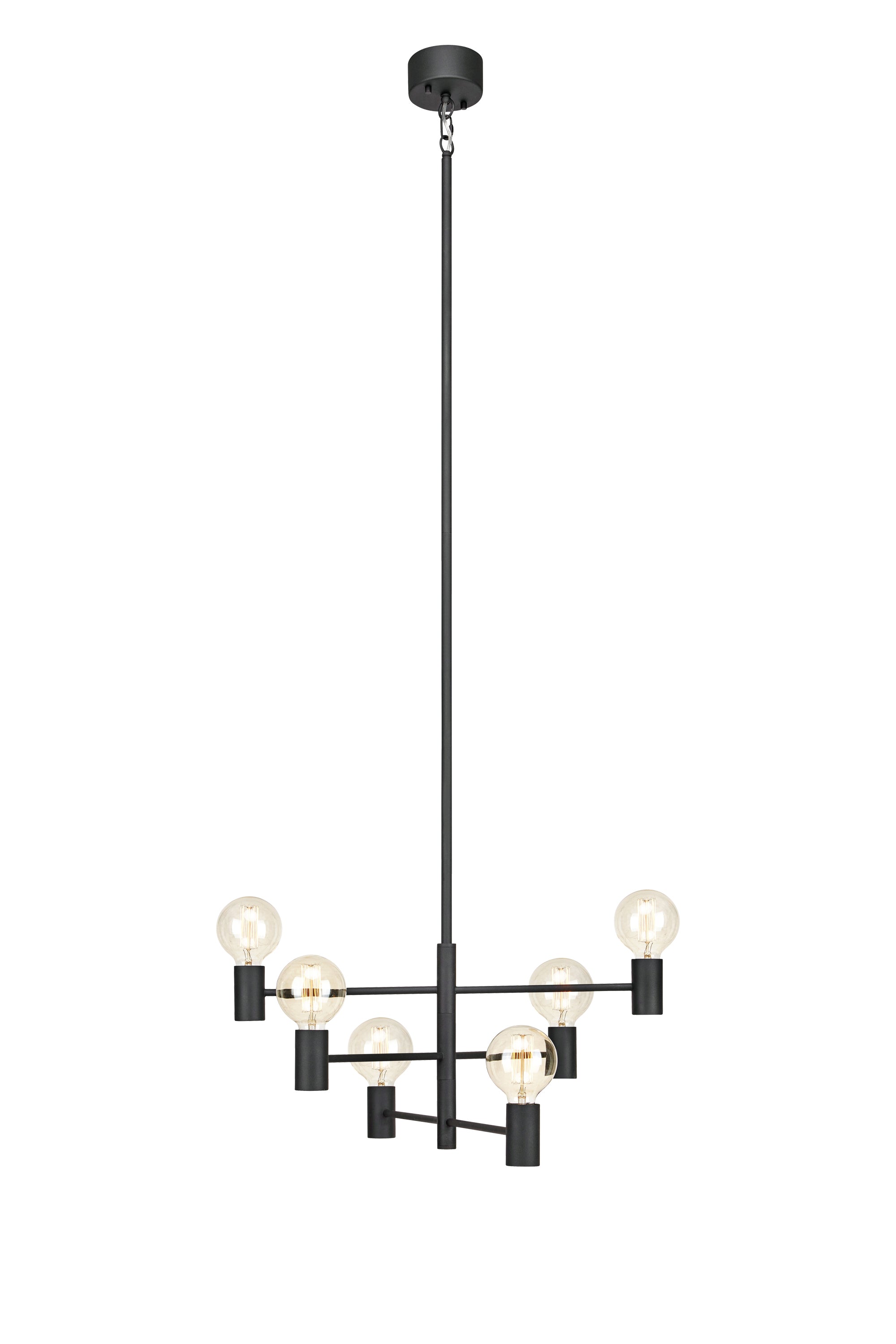CAPITAL taklampa 6L Black
