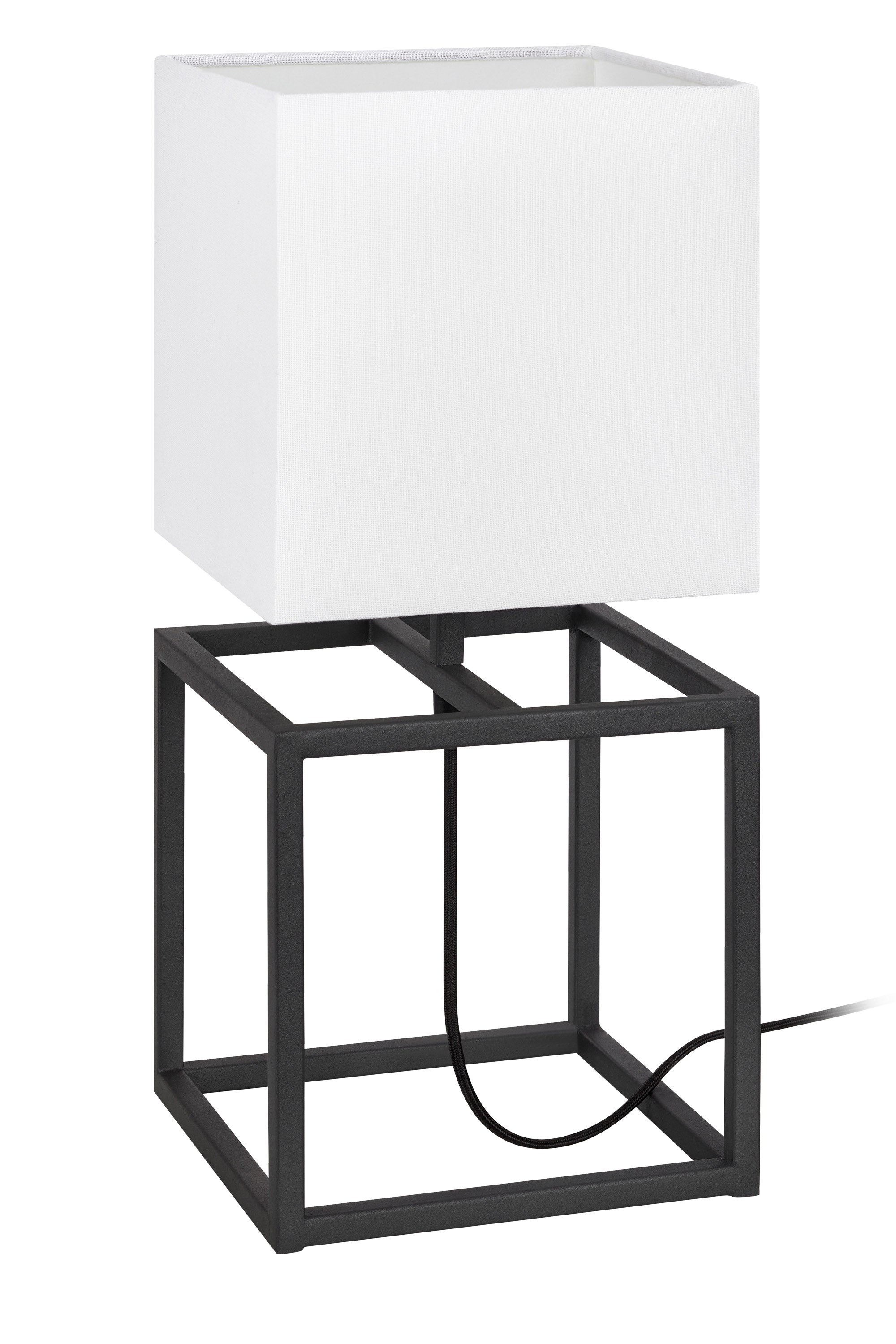 CUBE bordslampa 1L 45cm Black/White