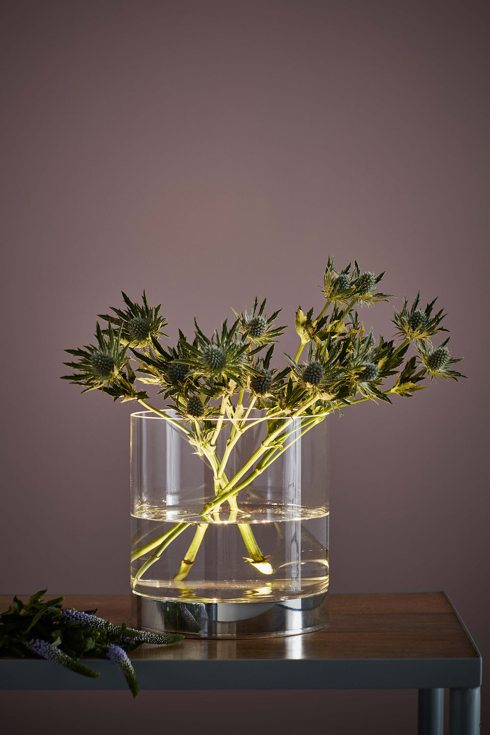 BOUQUET bordslampa 19cm Chrome/Clear