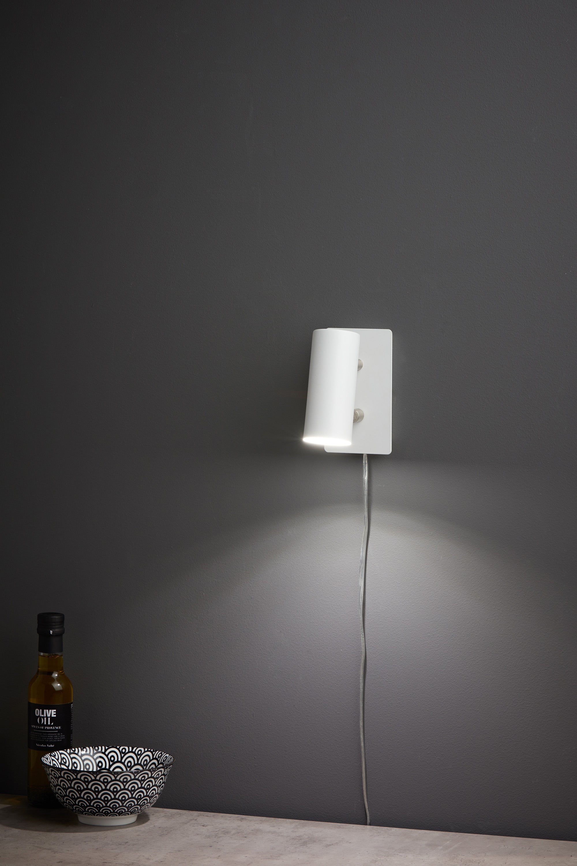 BARCELONA vägglampa 1L White