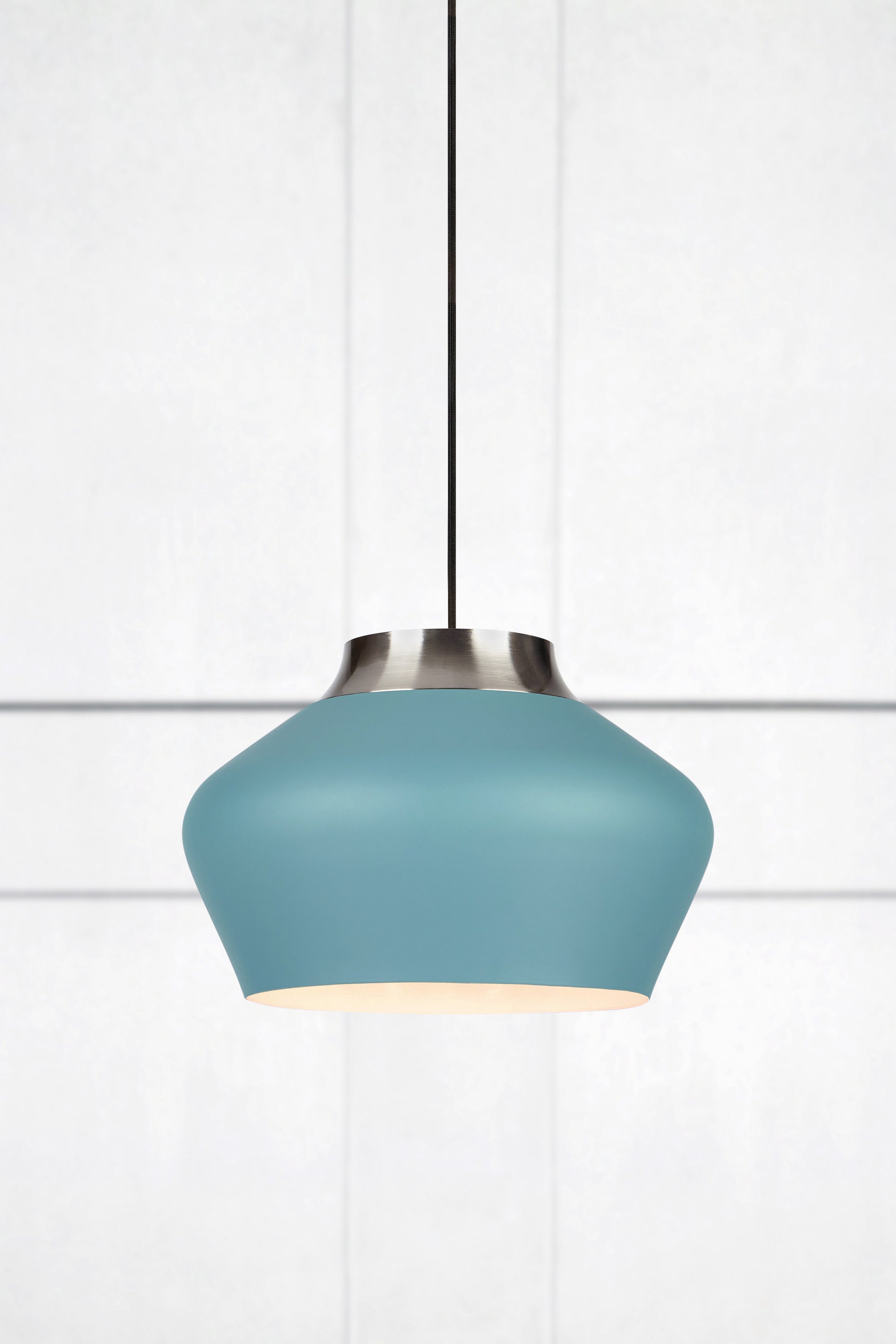 KOM taklampa 31cm Petrol/Steel