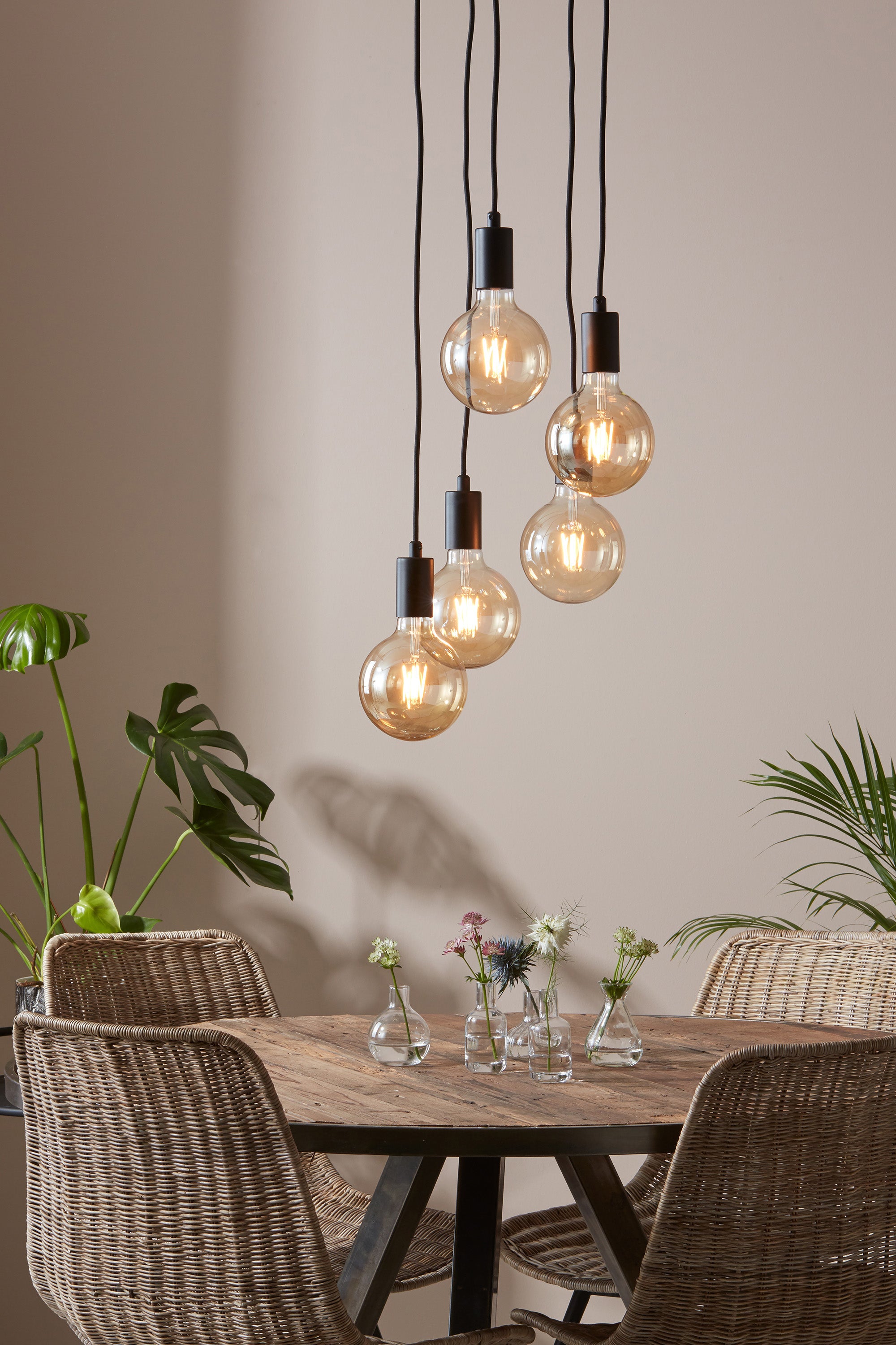 SKY taklampa 5L Round Black