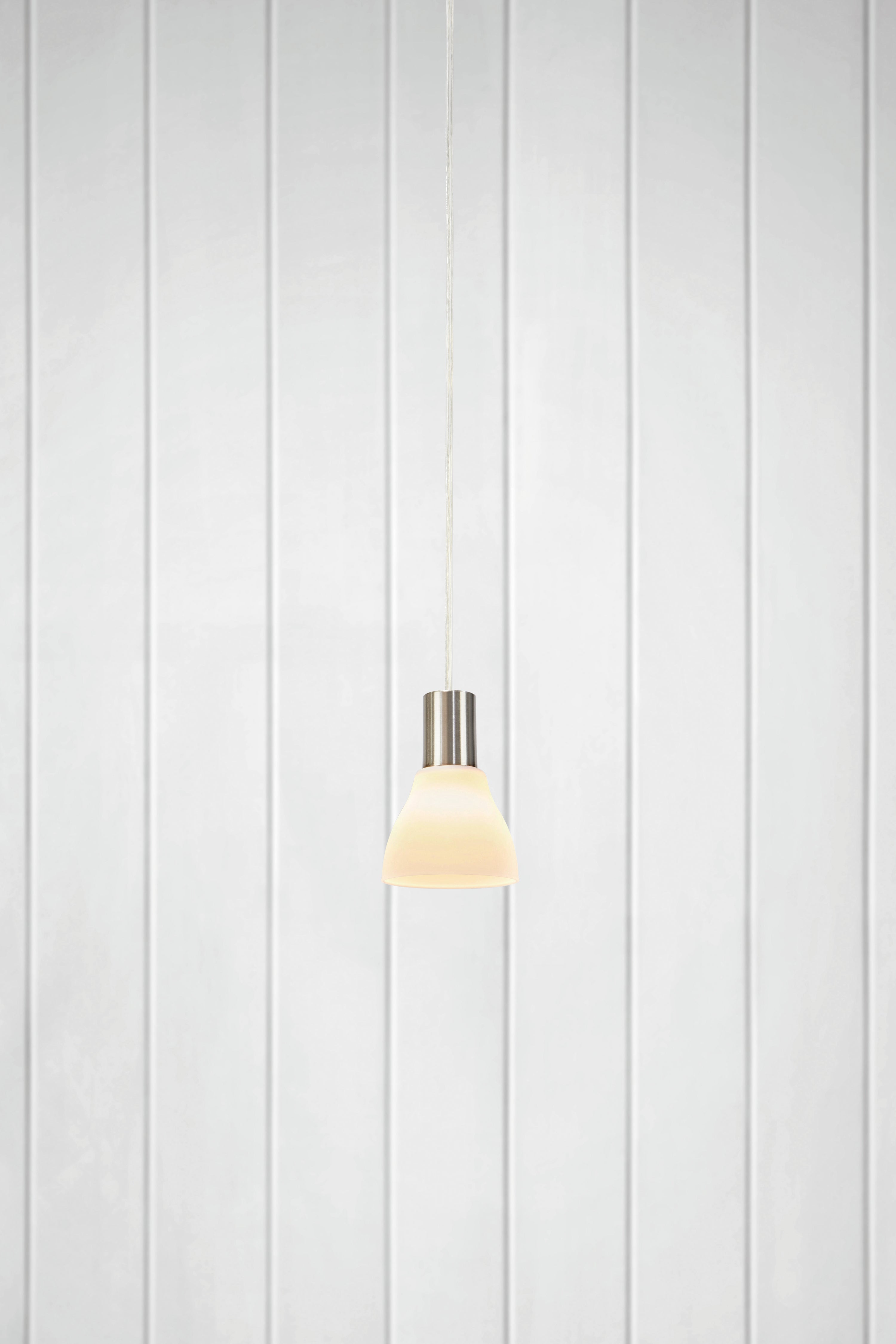 VERO taklampa 1L Steel/Opal