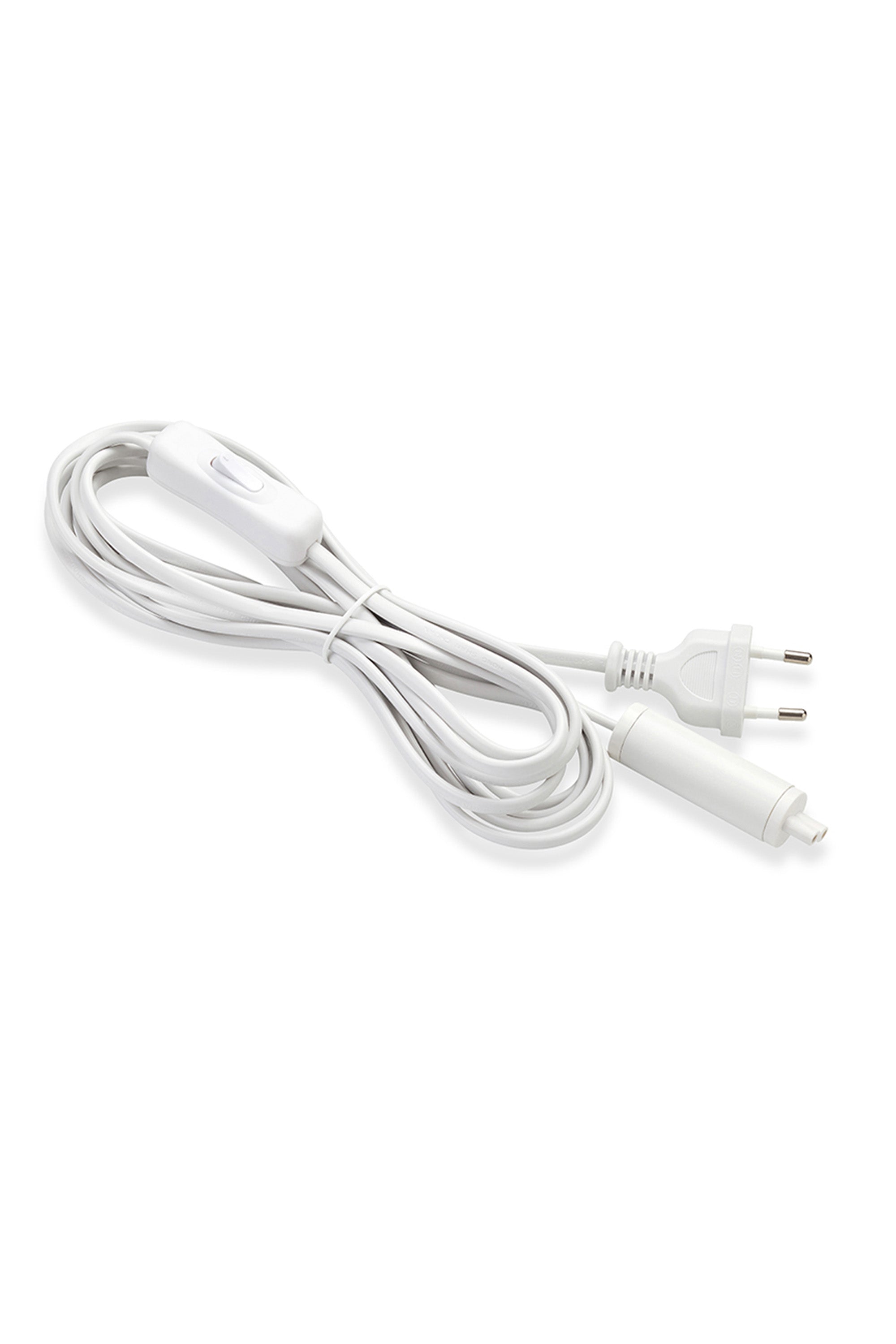EXPAND Start cable 3,5m vägglampaplug+Switch White