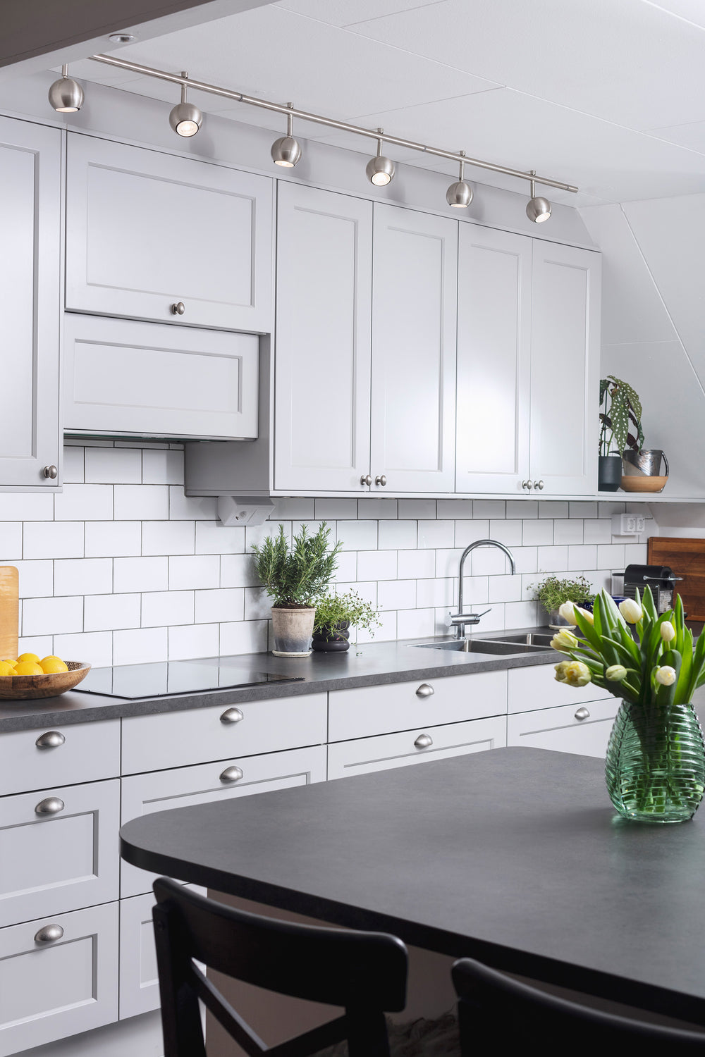 EXPAND Spot 2L 70cm Gu10 Round Steel