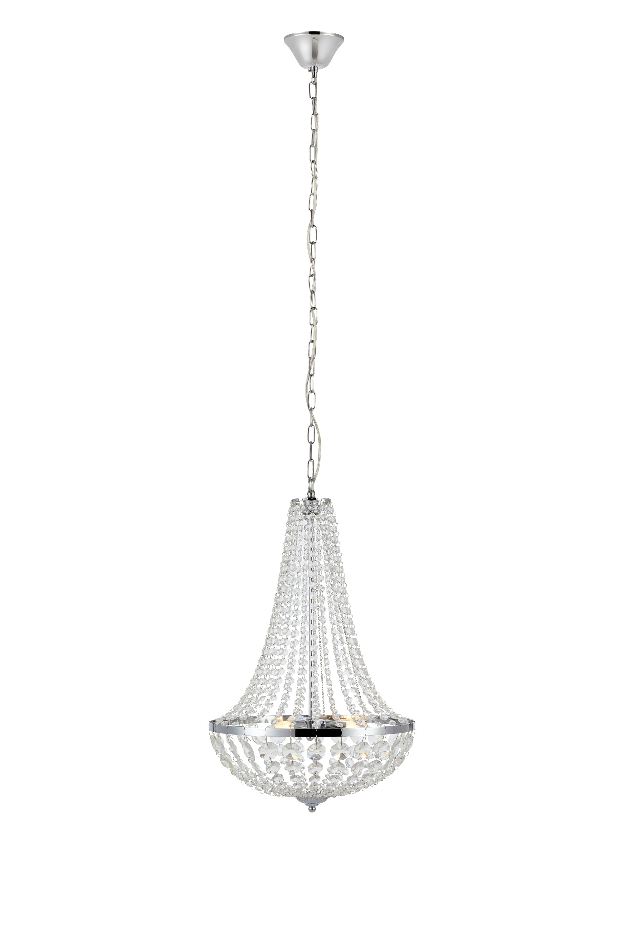 GRÄNSÖ takkrona 3L Chrome/MC IP44
