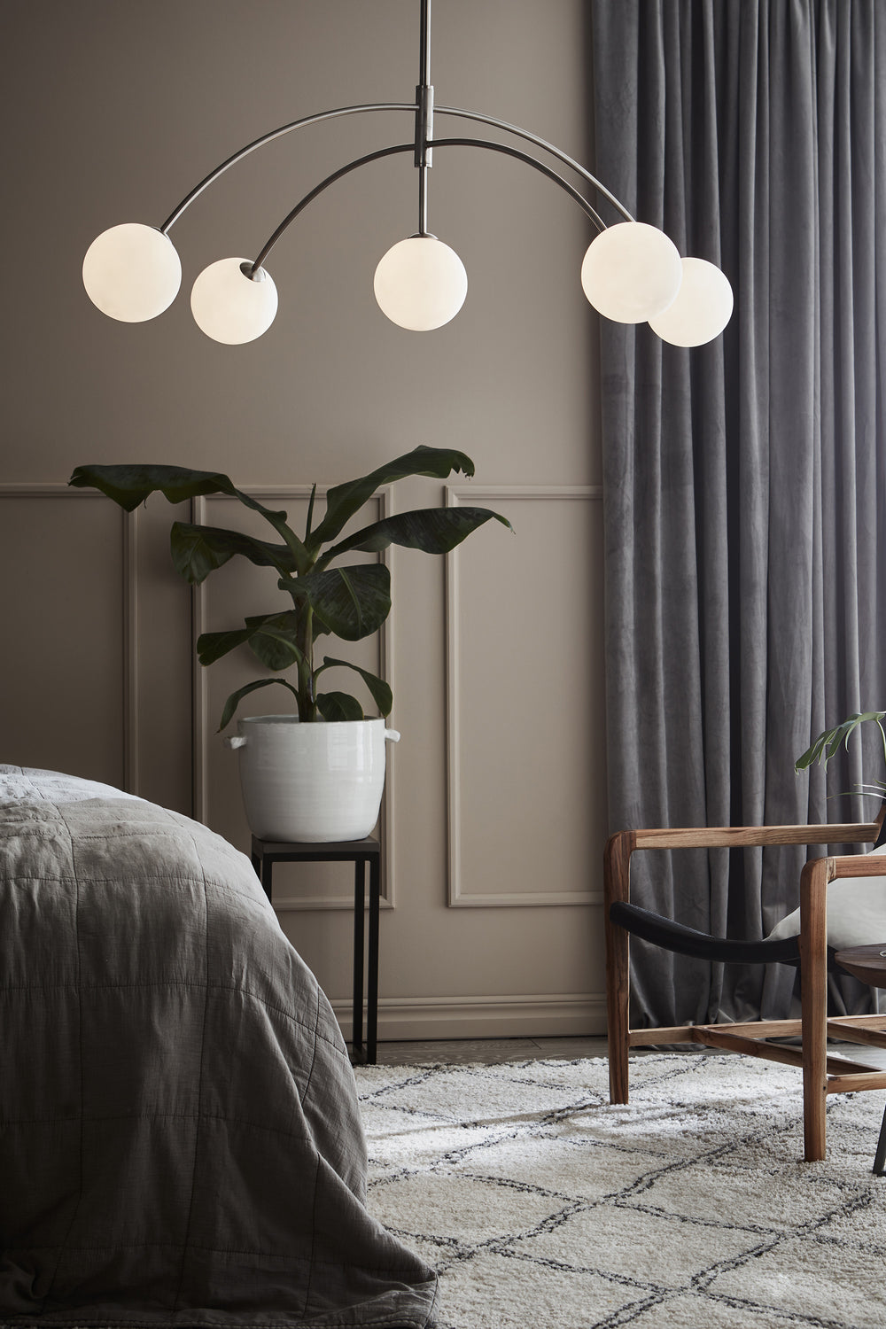 HEAVEN riippuvalaisin 5L Steel/Opal