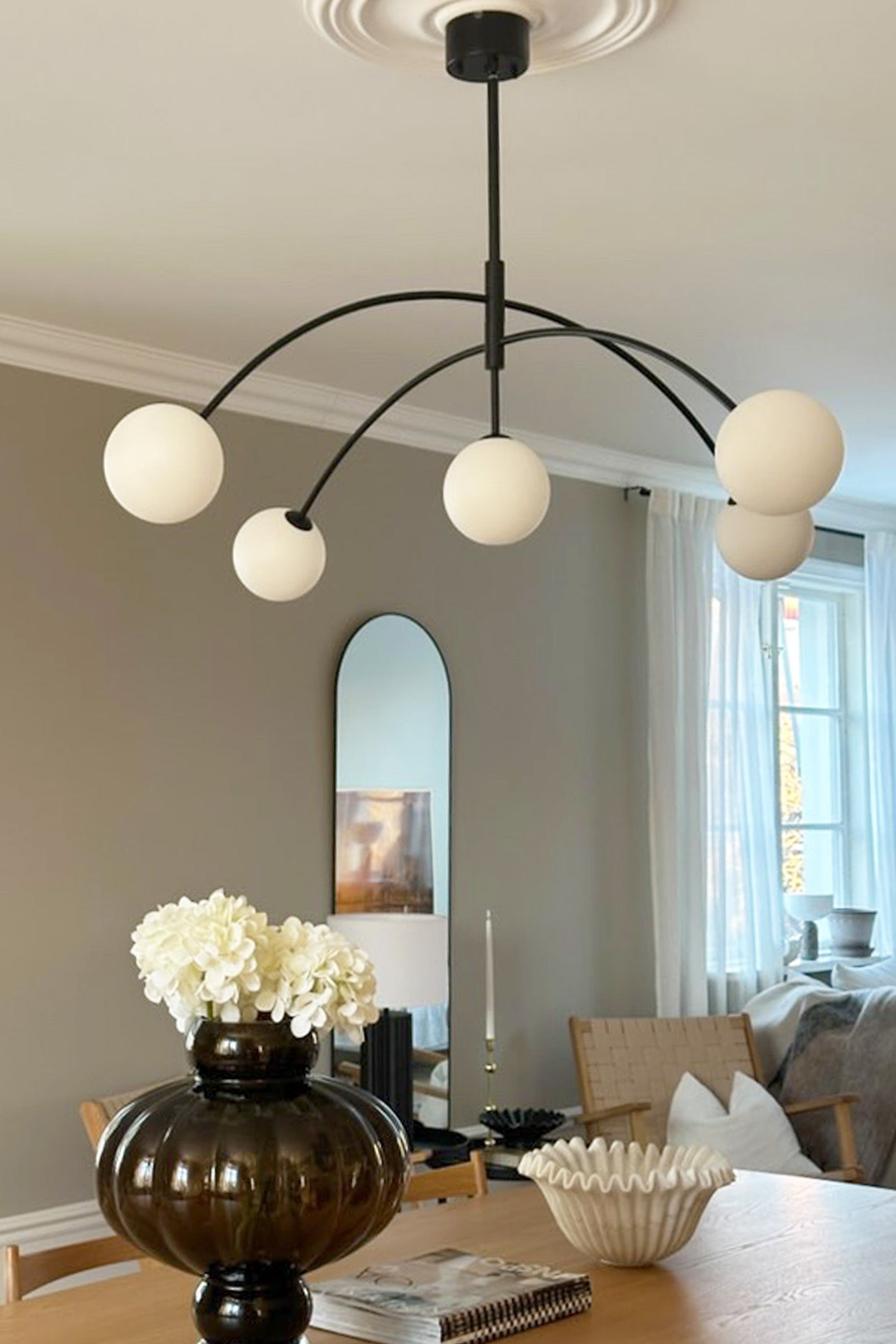 HEAVEN taklampa 5L Black/Opal