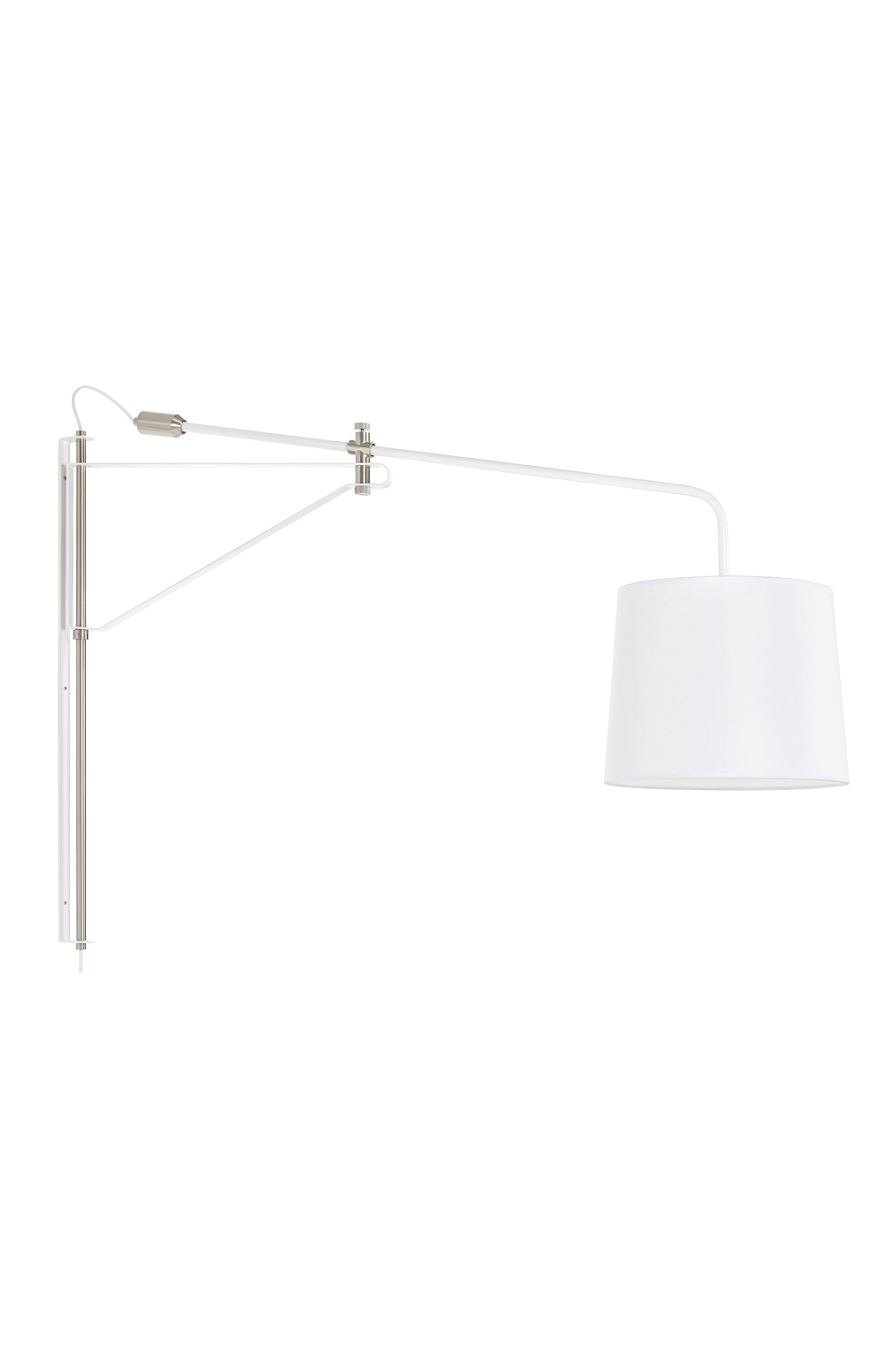 PERN vägglampa 1L White/Steel