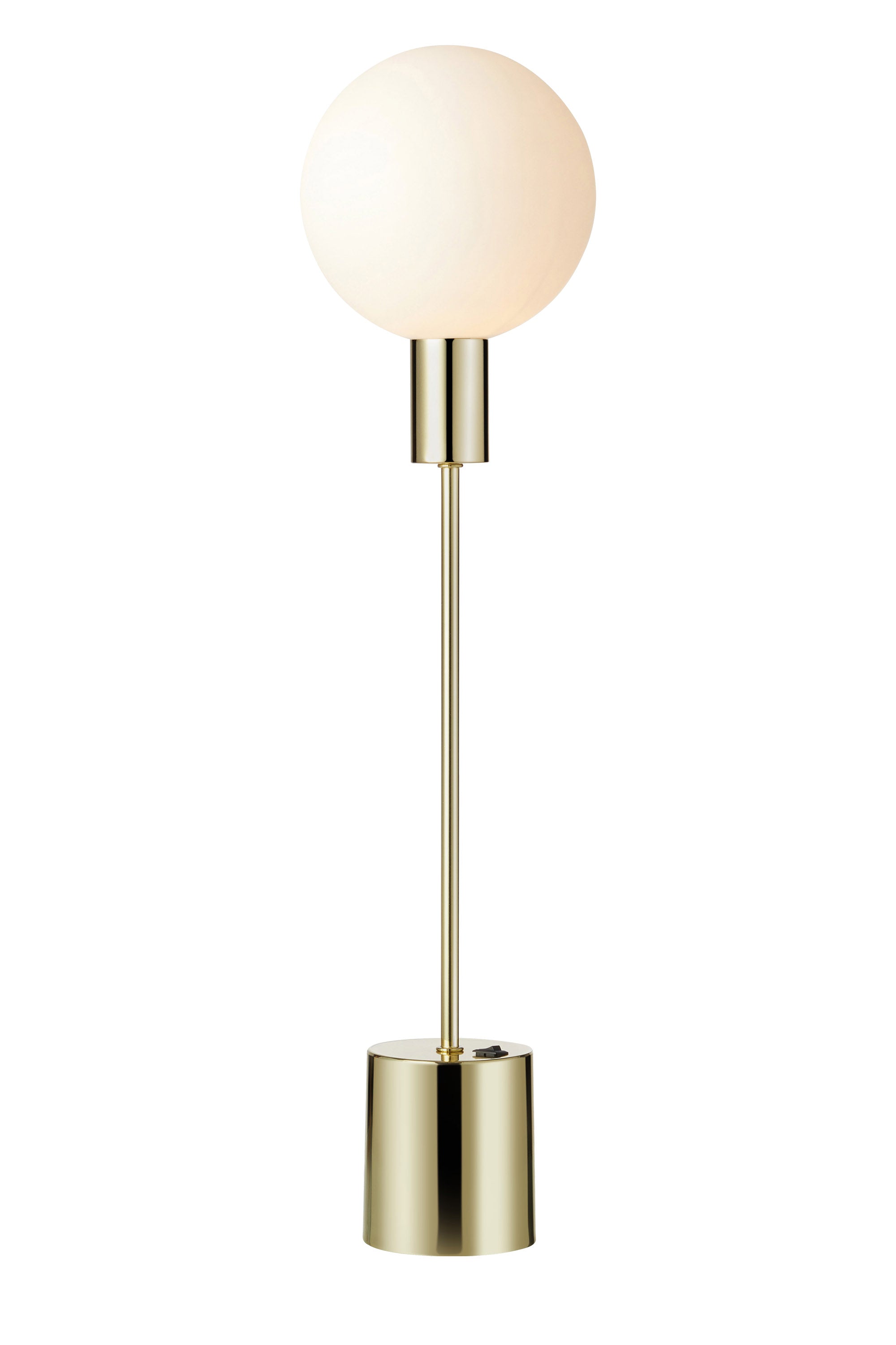 UNO bordslampa 1L 60cm Brass/White