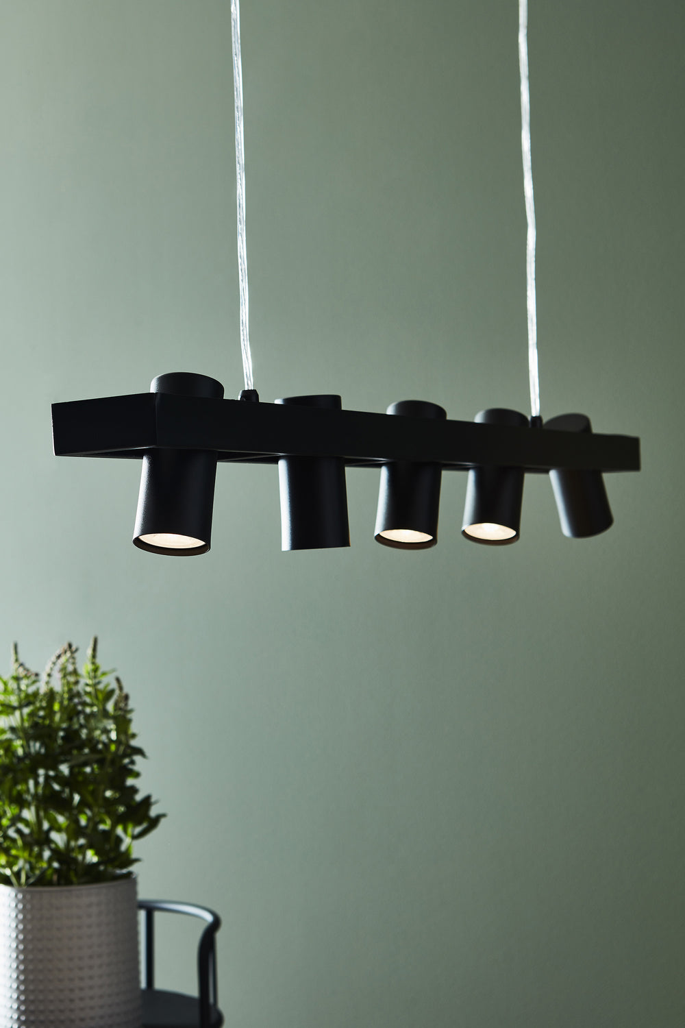 TORINO taklampa 5L Black