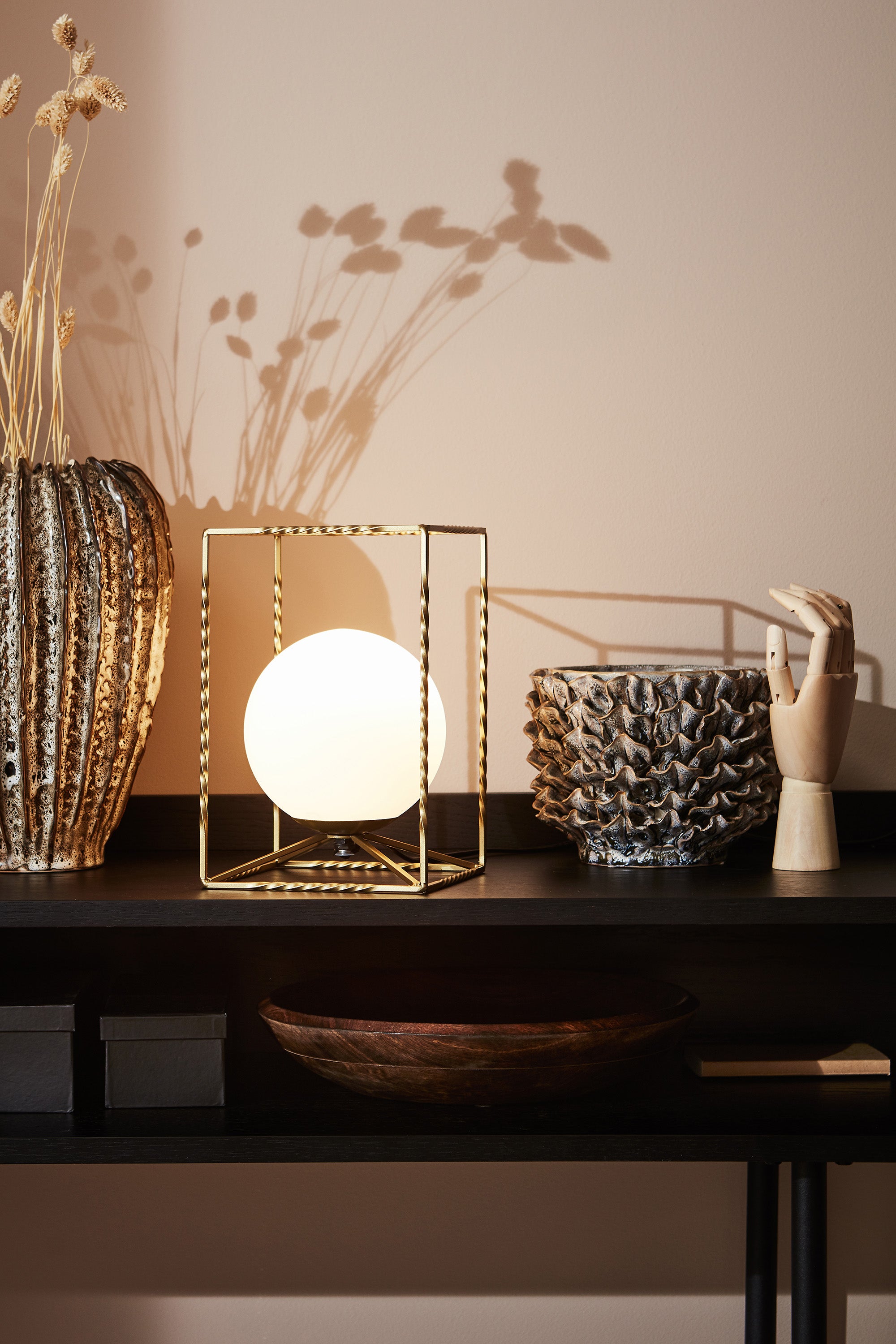 EVE bordslampa 1L Gold/White