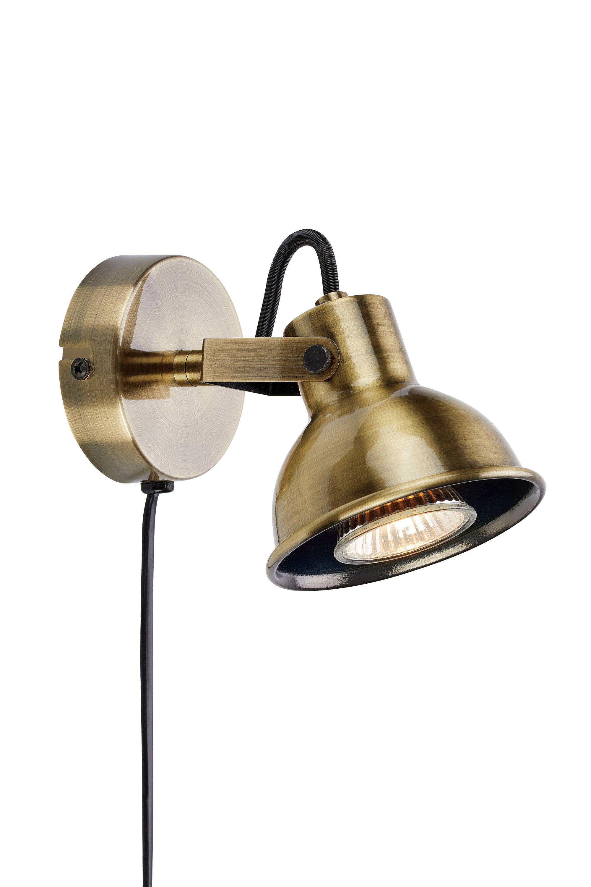 ROCCO vägglampa 1L Antique