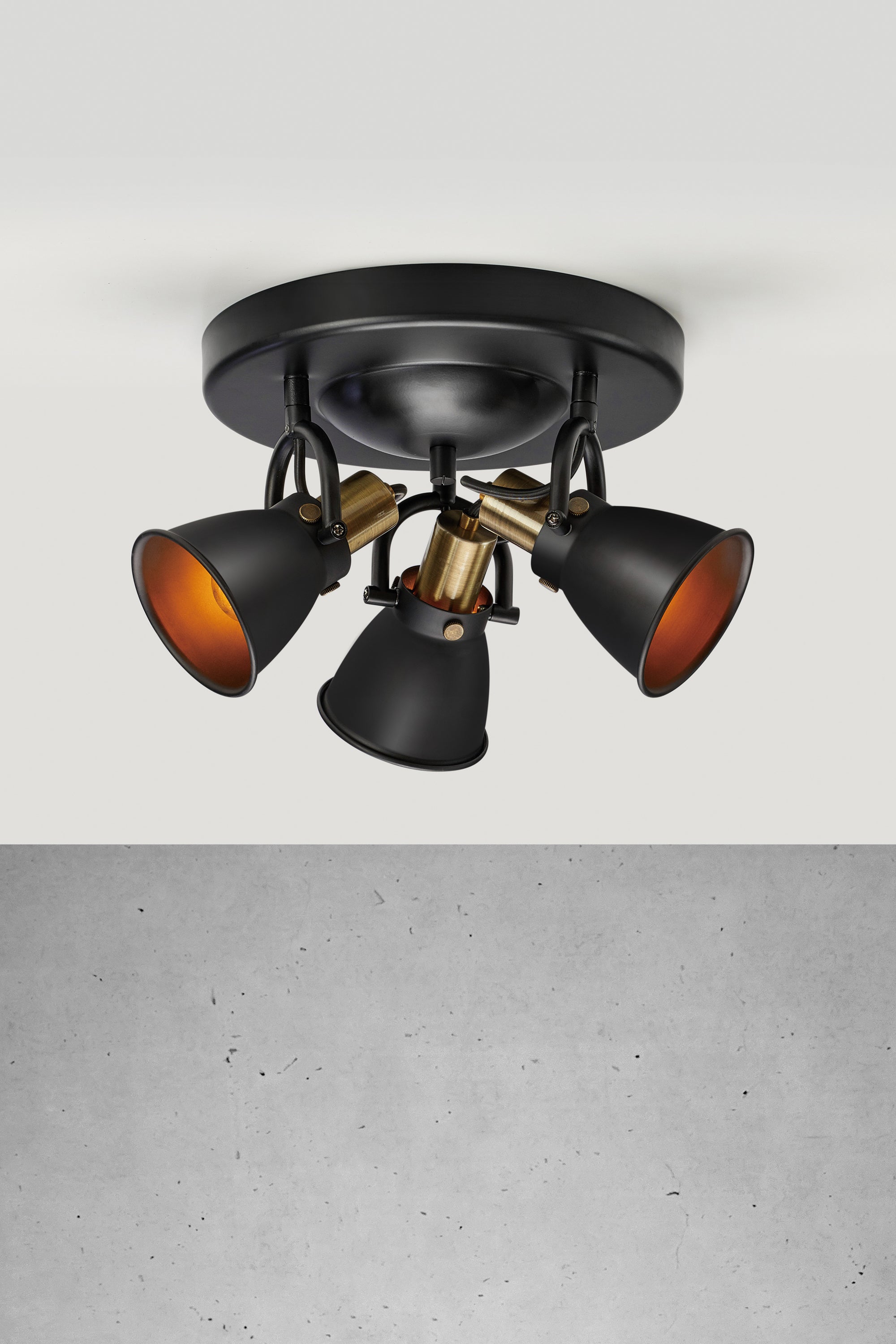 ALTON taklampa 3L Black