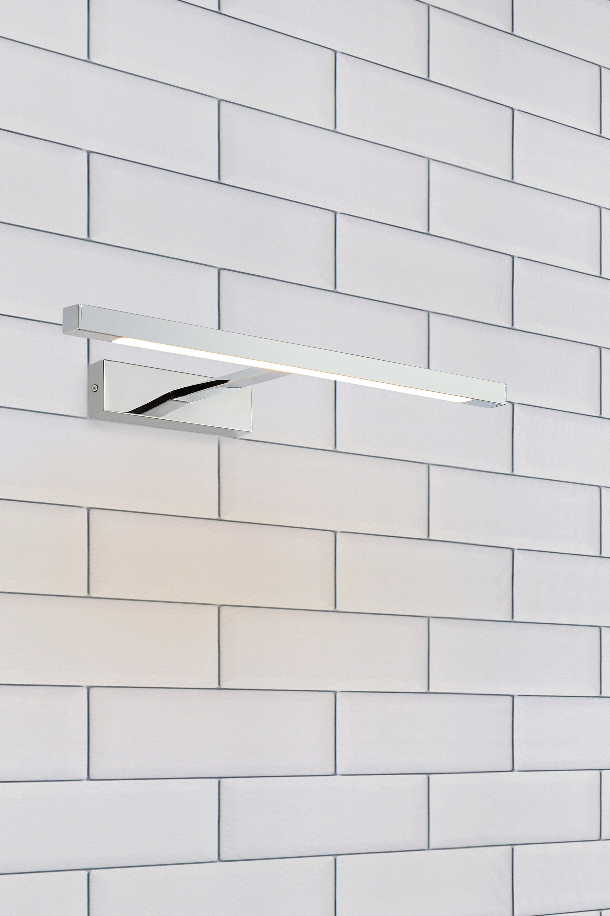 NEPTUNUS vägglampa 9W LED Chrome IP44