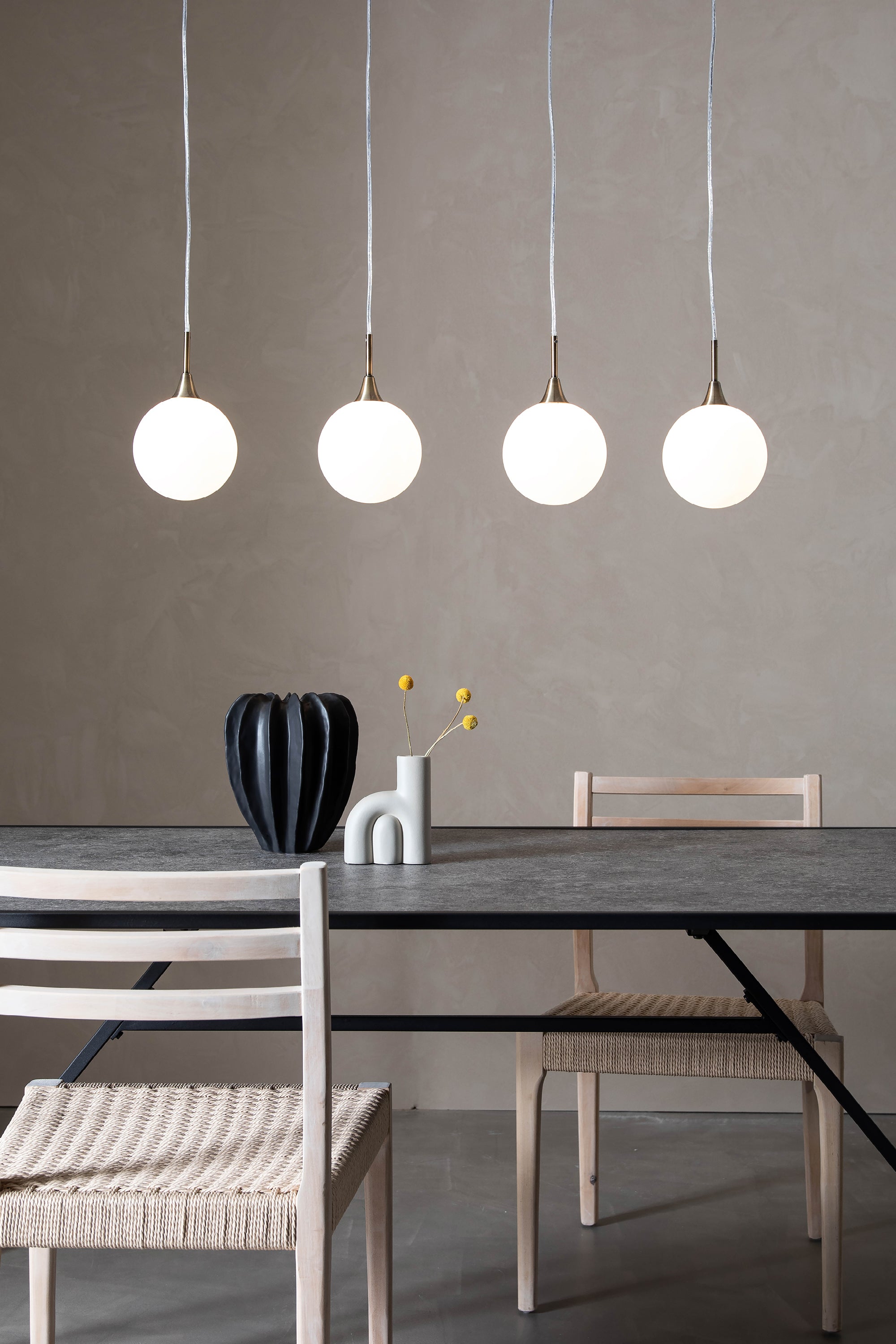 QUATTRO XL taklampa 4L Antique/White
