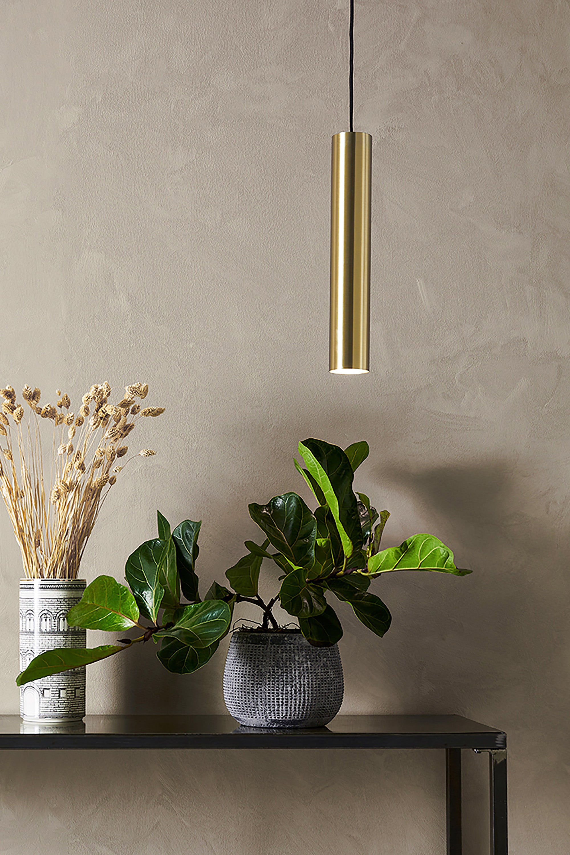 RUBEN taklampa 1L Brushed Brass