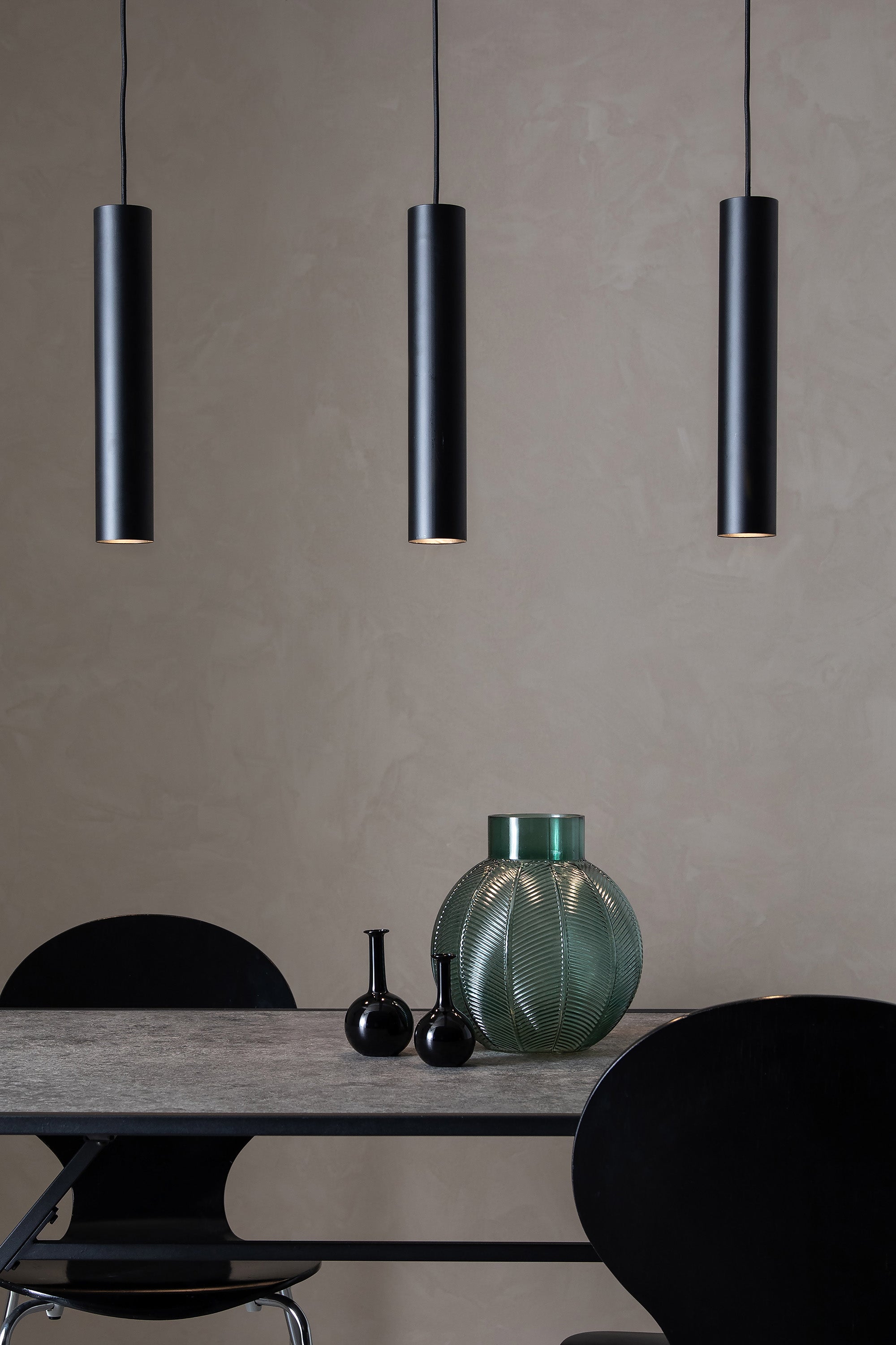 RUBEN taklampa 3L Black