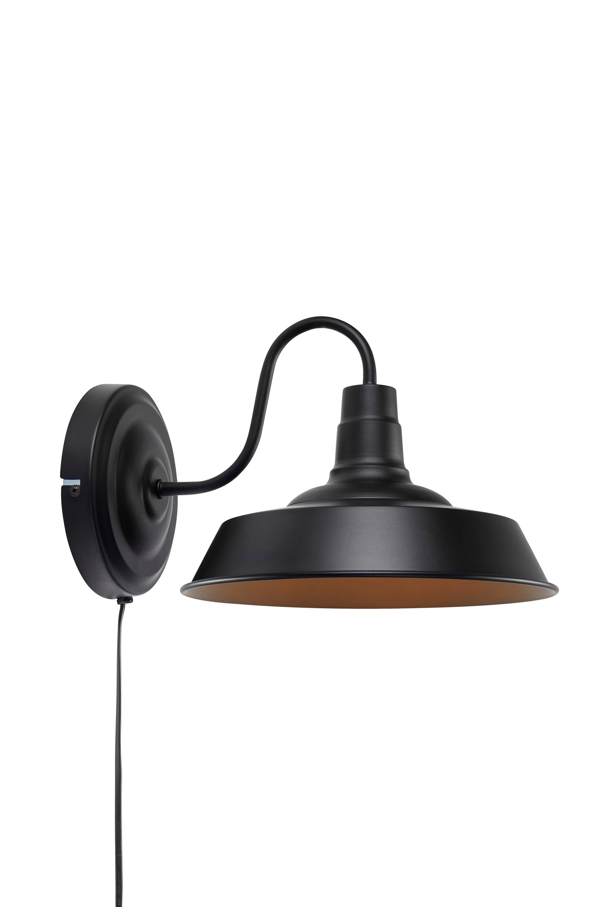 GRIMSBY vägglampa 1L Antique