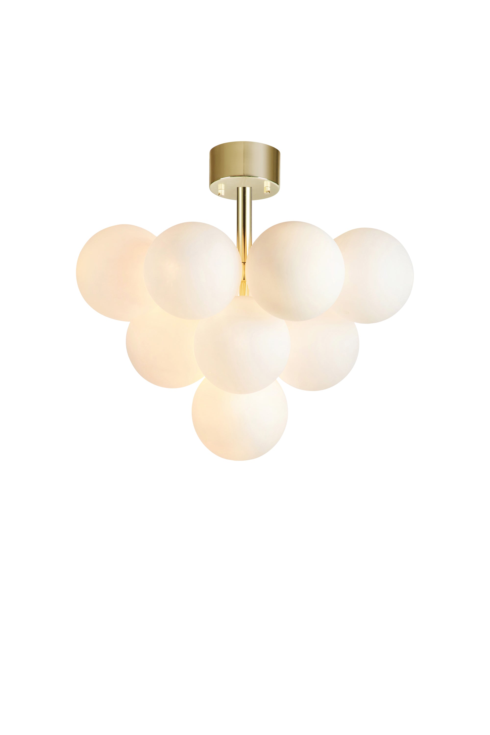 MERLOT plafond 13L Brass/White