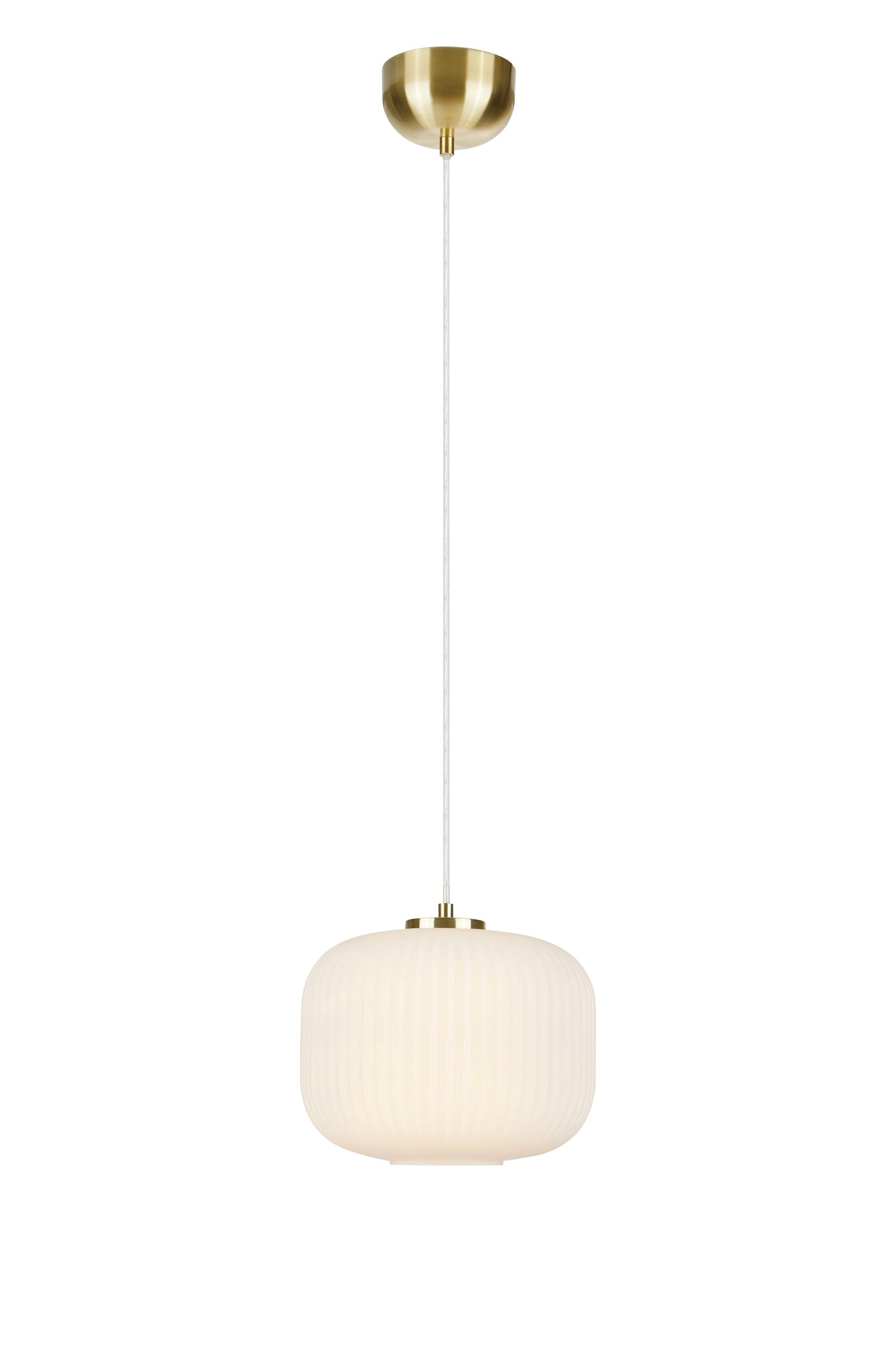 SOBER taklampa 1L Brushed Brass/White
