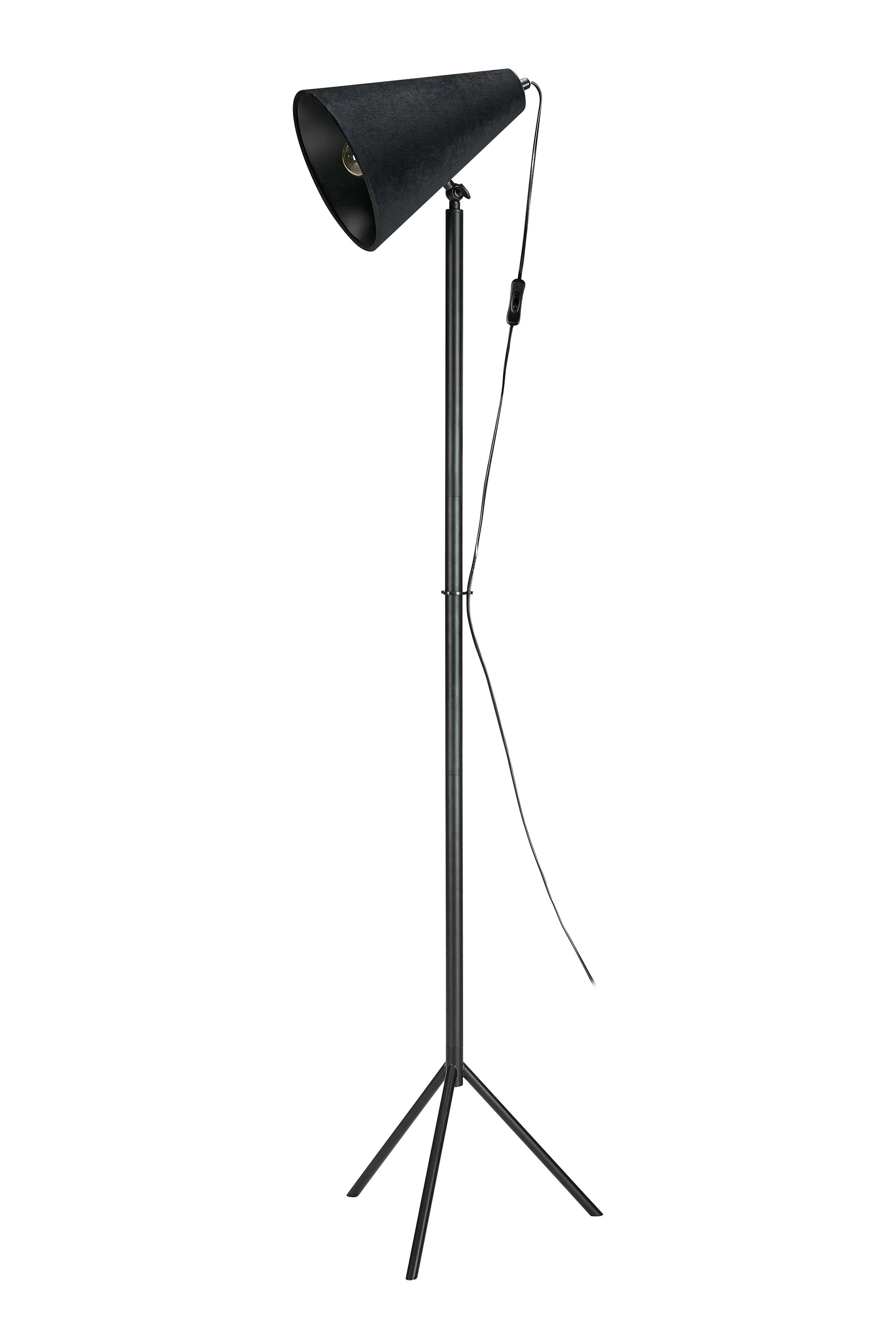 CILLA golvlampa 1L Black/Black
