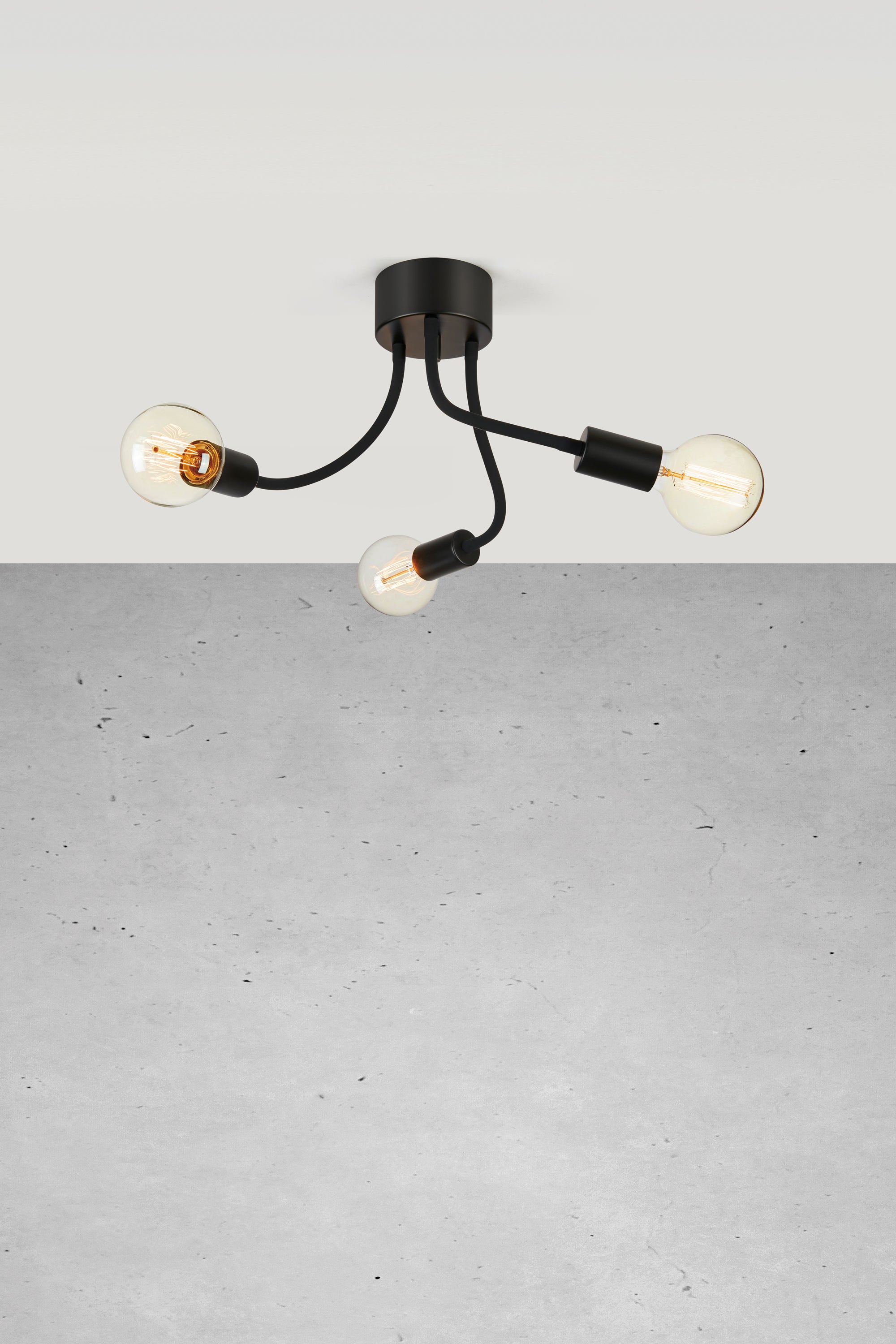 MEDUSA taklampa 3L Black